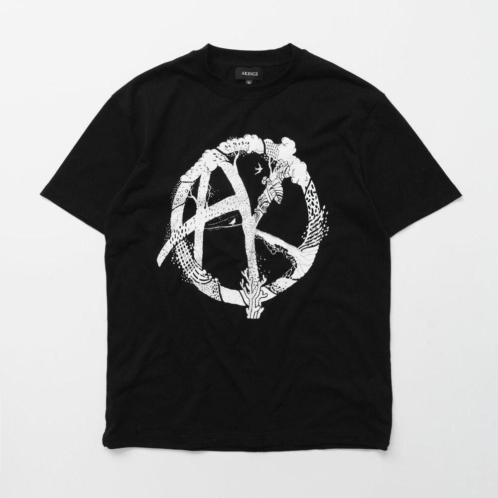 Designer AKINGS Tree of Life T-shirt - Black Size US XS / EU 42 / 0 - 2 Thumbnail