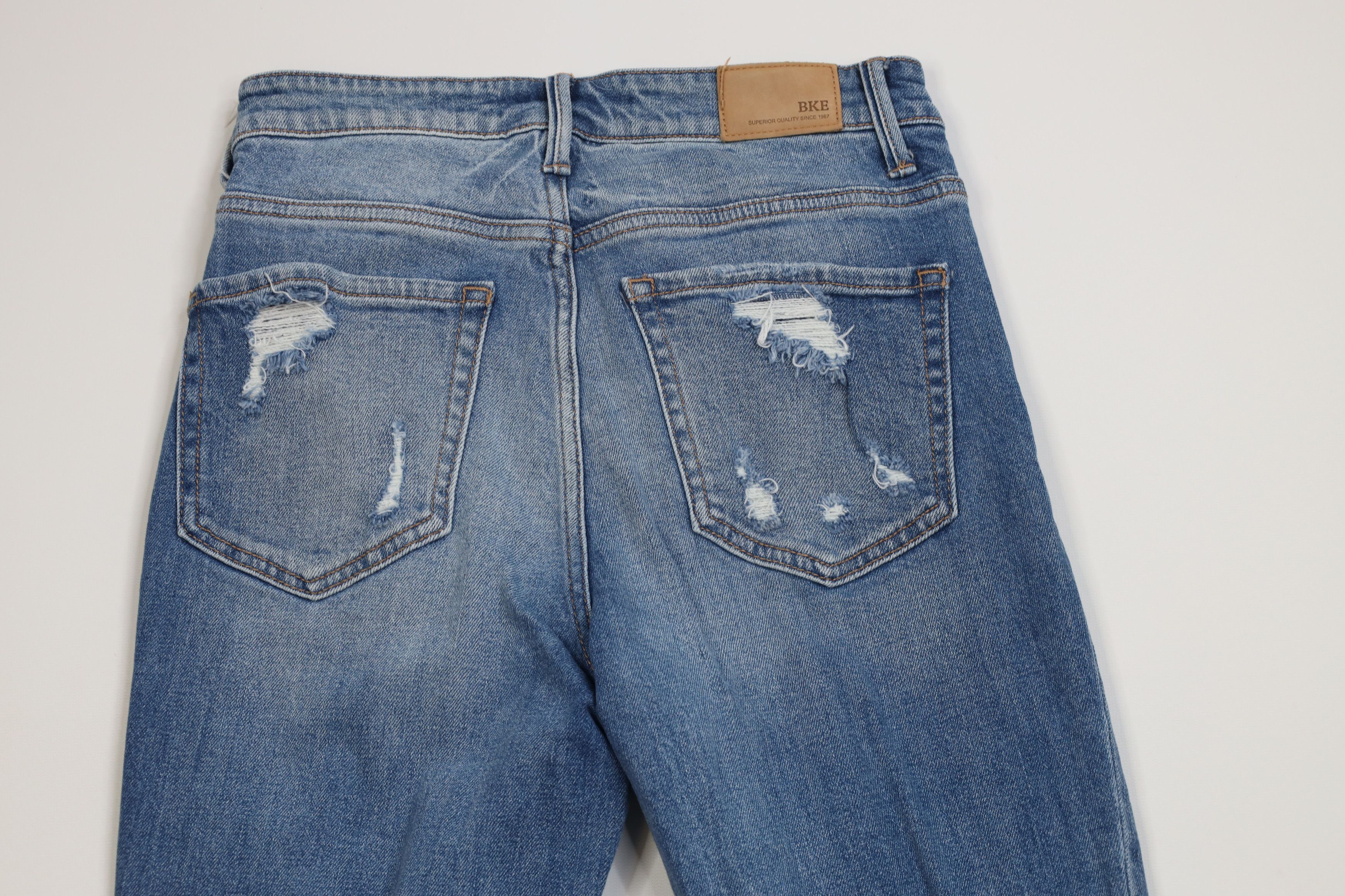 Vintage Buckle BKE Universal Fit High Rise Ankle Skinny Denim Jeans Size 25" / US 0 / IT 36 - 13 Thumbnail