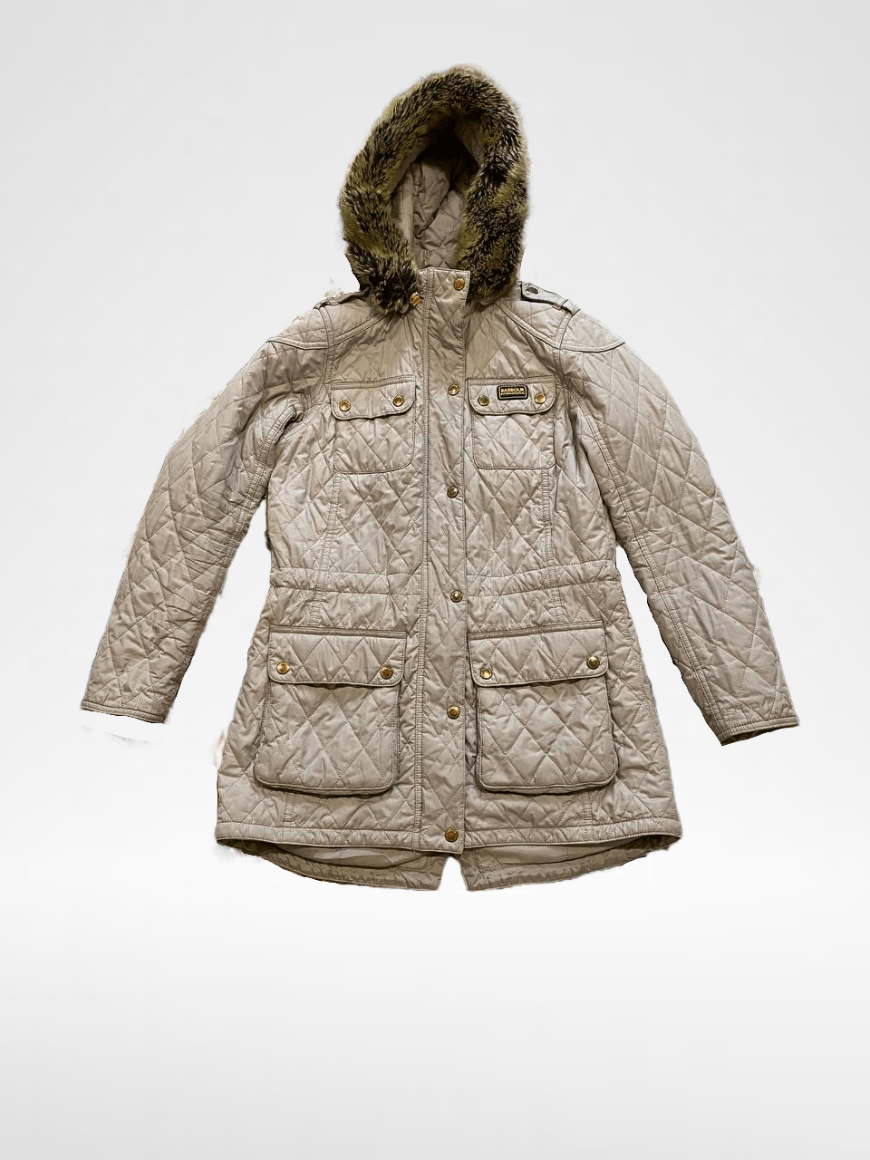 Barbour Zip Down Jacket Logo Barbour VINTAGE Y2K Size M / US 6-8 / IT 42-44 - 1 Thumbnail