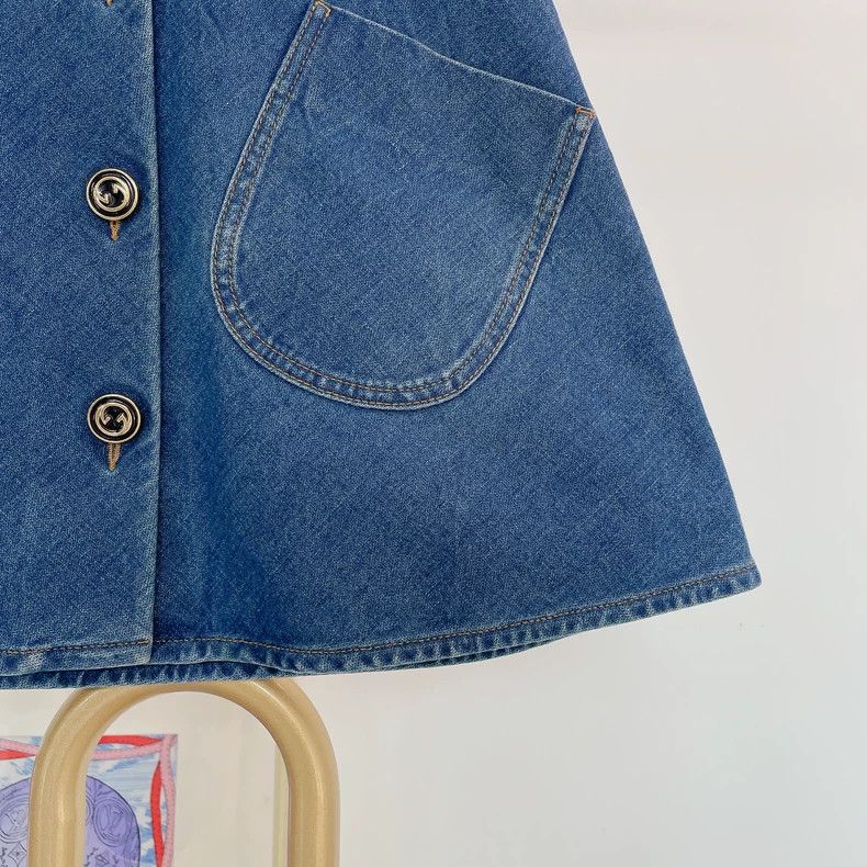 Gucci Gucci Denim skirt 2504-Nextarrow Size 42" / US 20 - 3 Thumbnail