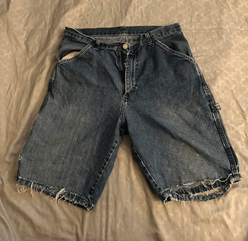 Wrangler Reworked Vintage Wrangler Carpenter Jorts Size US 30 / EU 46 - 1 Thumbnail