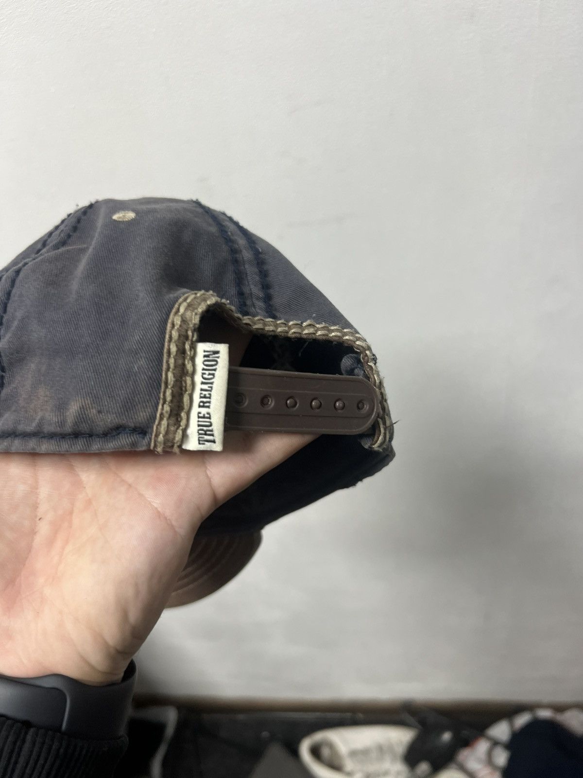 True Religion Vintage True Religion Cap Hat 90s Distrissed Y2K Size ONE SIZE - 6 Thumbnail