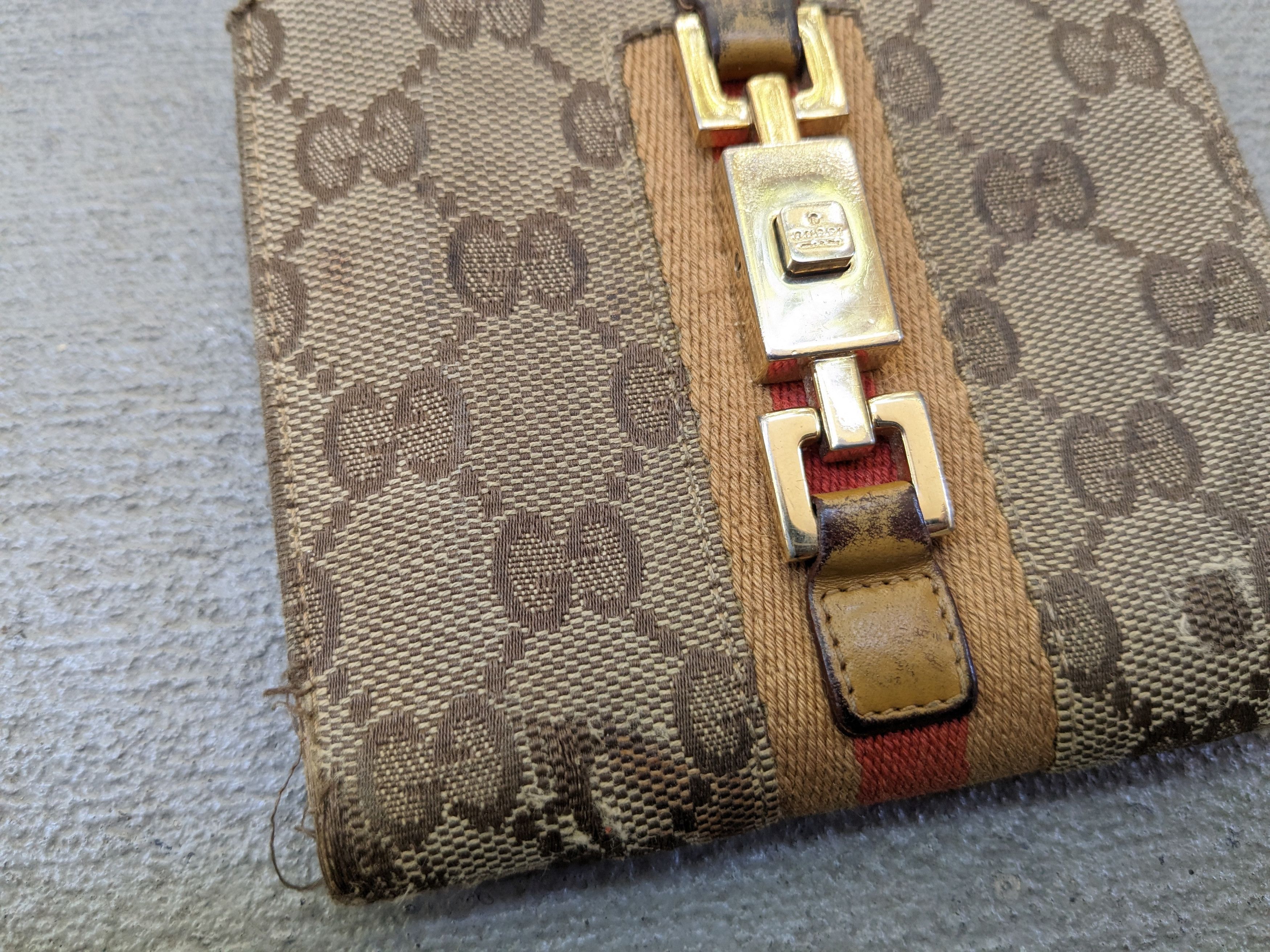 Gucci Gucci Wallet Monogram Canvas Logo Brown Bifold Size ONE SIZE - 2 Thumbnail