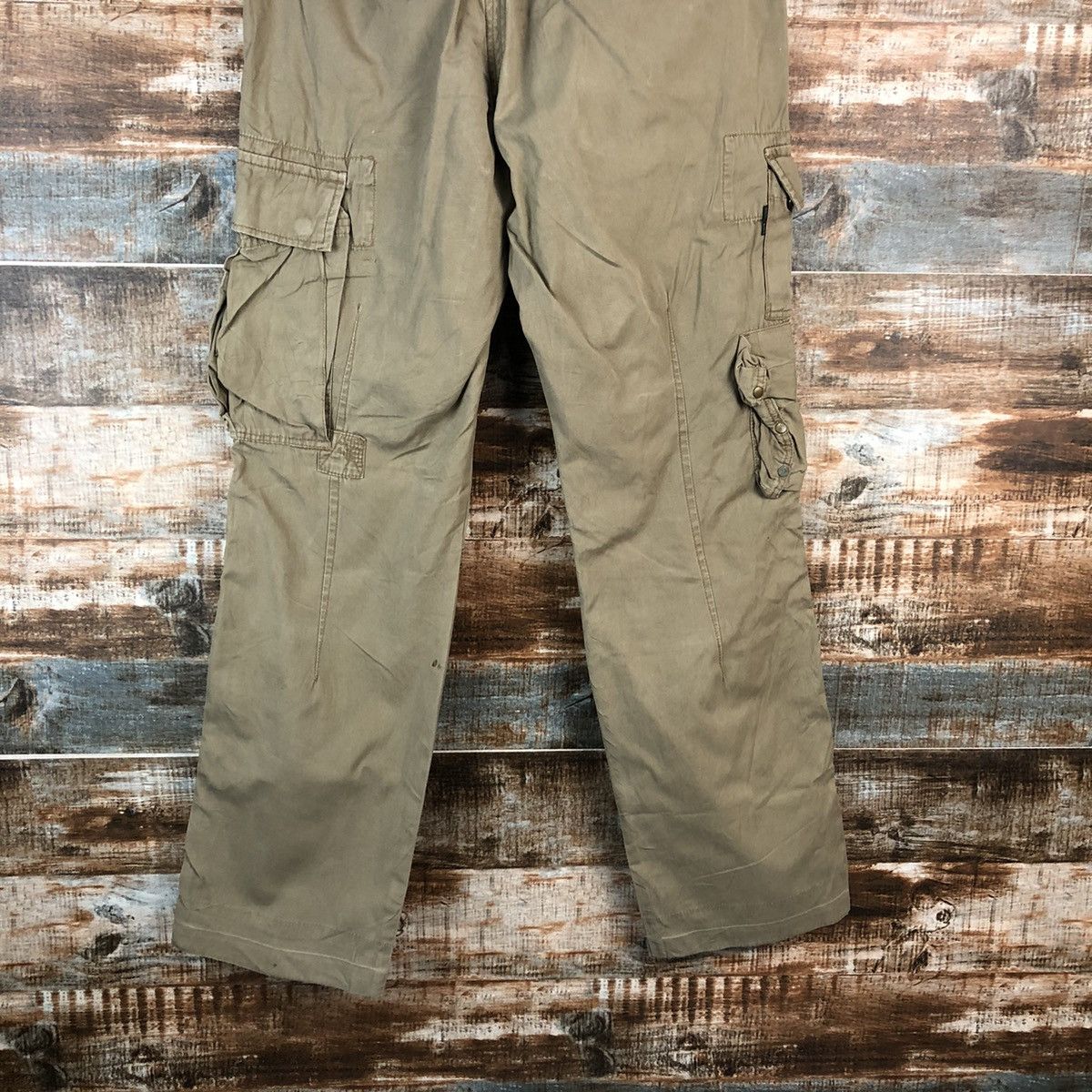 Japanese Brand Surplus Brown Cargo tactical Multipocket Pants #A2567 Size US 30 / EU 46 - 18 Thumbnail