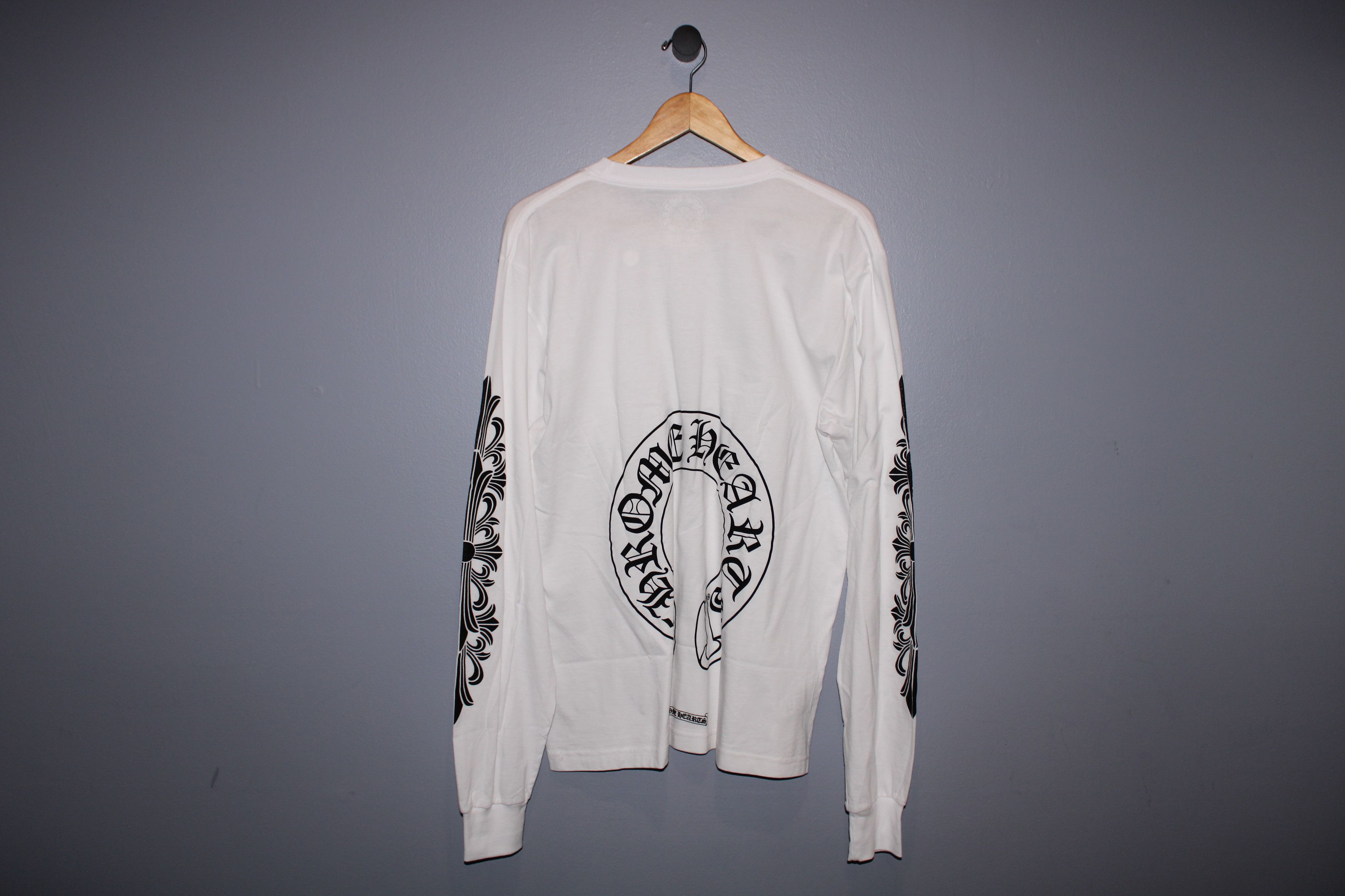 Chrome Hearts CHROME HEARTS WHITE FLORAL LONG SLEEVE Size US L / EU 52-54 / 3 - 2 Thumbnail