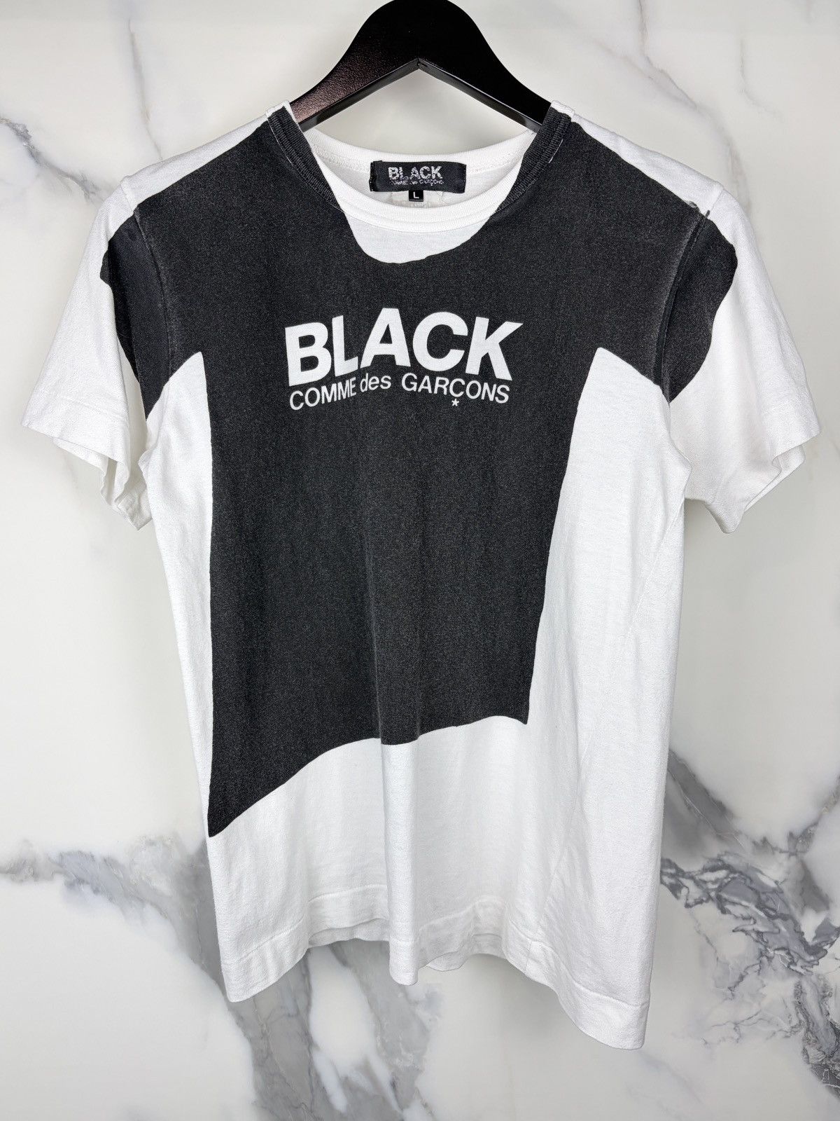 Comme des Garcons SS09 Comme des Garcons Black Trompe Loeil Print Tshirt Poem Size US S / EU 44-46 / 1 - 1 Thumbnail