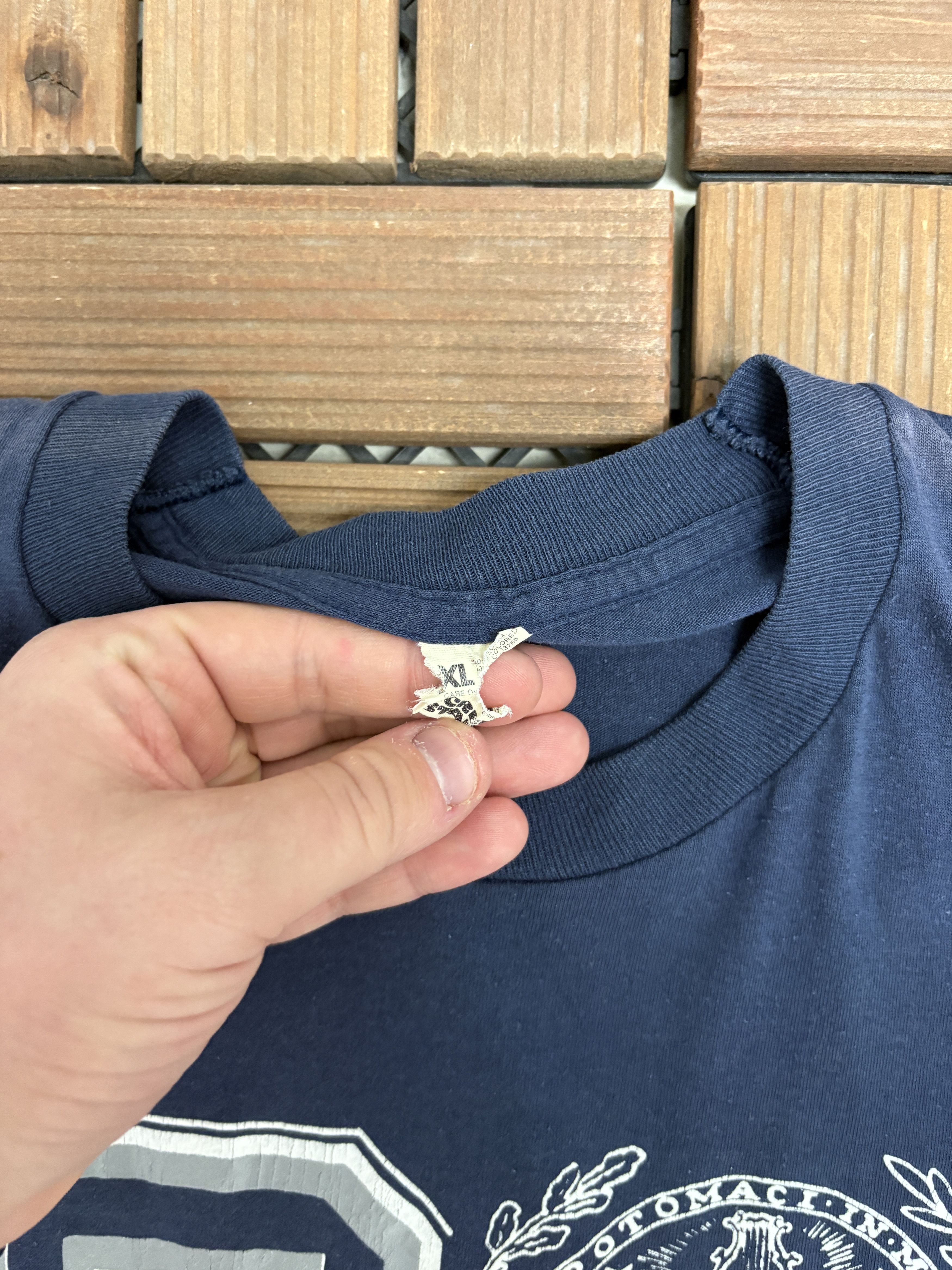 Vintage Georgetown Hoyas Vintage Blue T-Shirt Tee Size US XL / EU 56 / 4 - 5 Thumbnail
