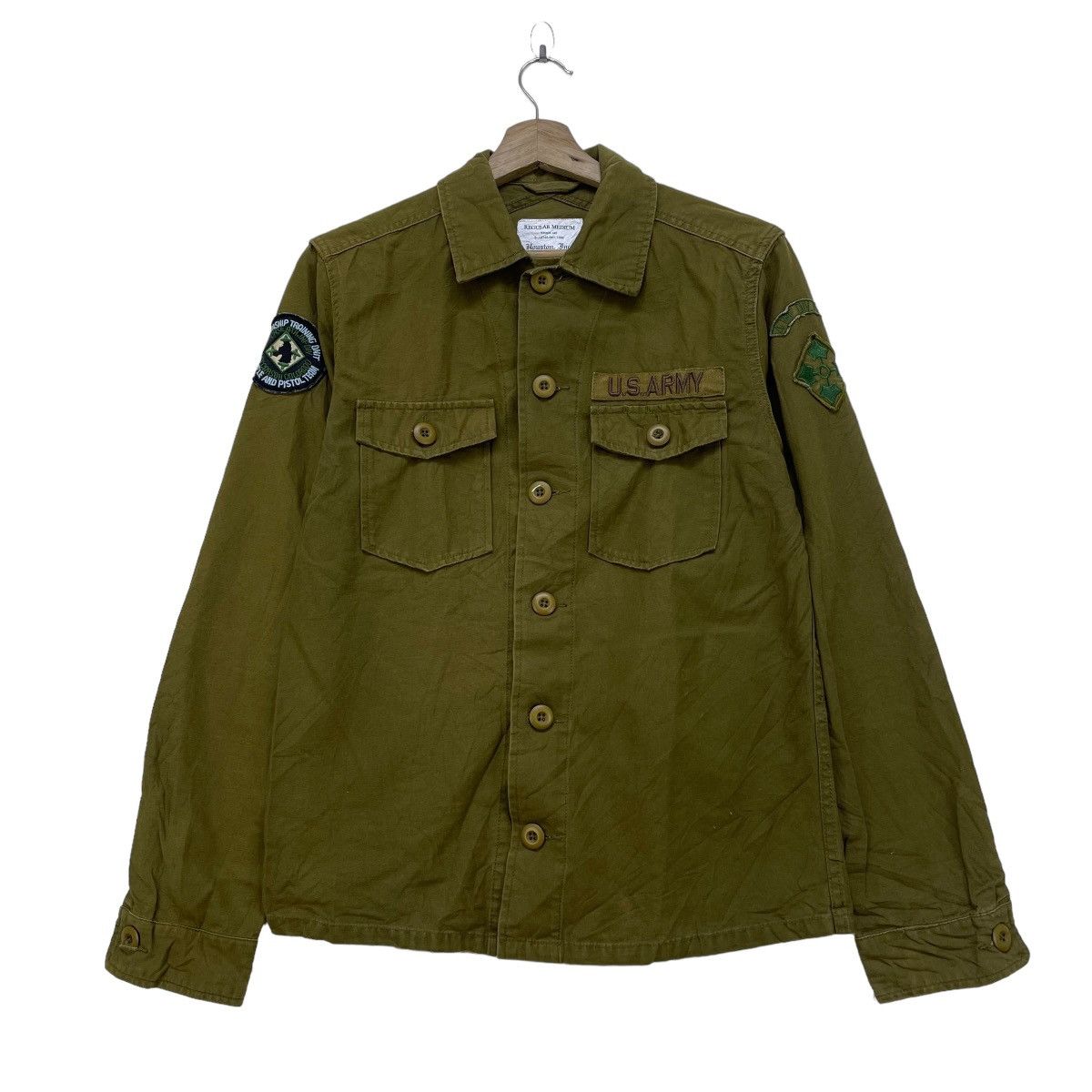 Vintage HOUSTON Military Jacket Size US S / EU 44-46 / 1 - 1 Thumbnail