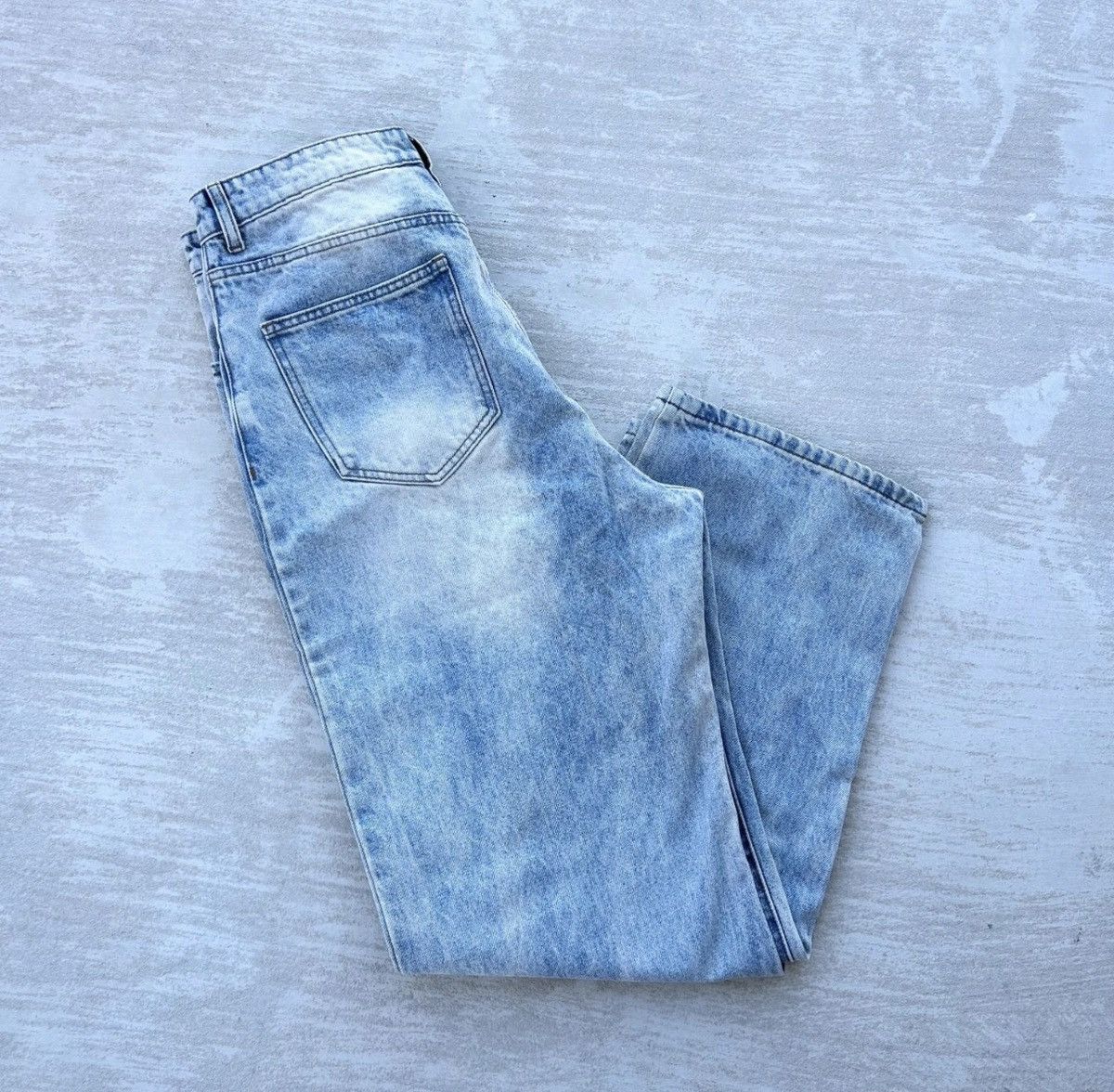 basketcase gallery Basketcase Gallery LAX Baggy Light Wash Denim Jeans Size US 32 / EU 48 - 2 Thumbnail