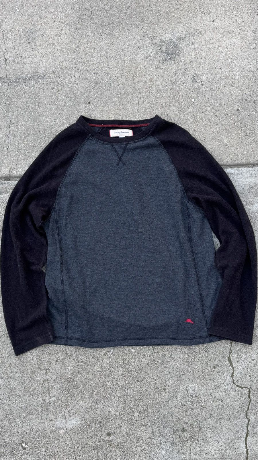 Tommy Bahama Tommy Bahama Black and Grey Crewneck Sweatshirt Size US L / EU 52-54 / 3 - 1 Thumbnail