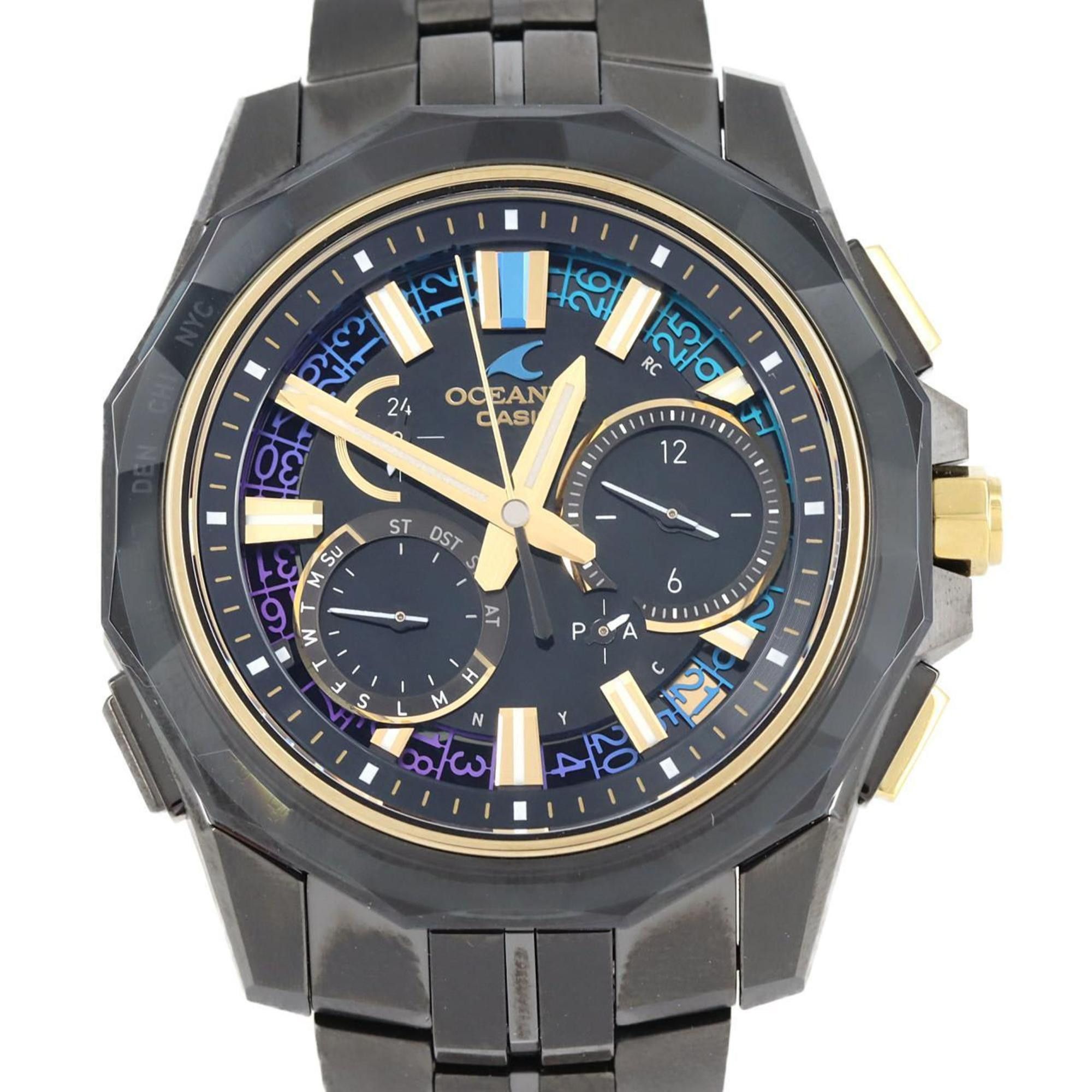 Casio Casio Oceanus Manta Radio-Controlled Watch LIMITED OCW-SG1000ZE-1AJR TI Solar Quartz Size ONE SIZE - 1 Thumbnail