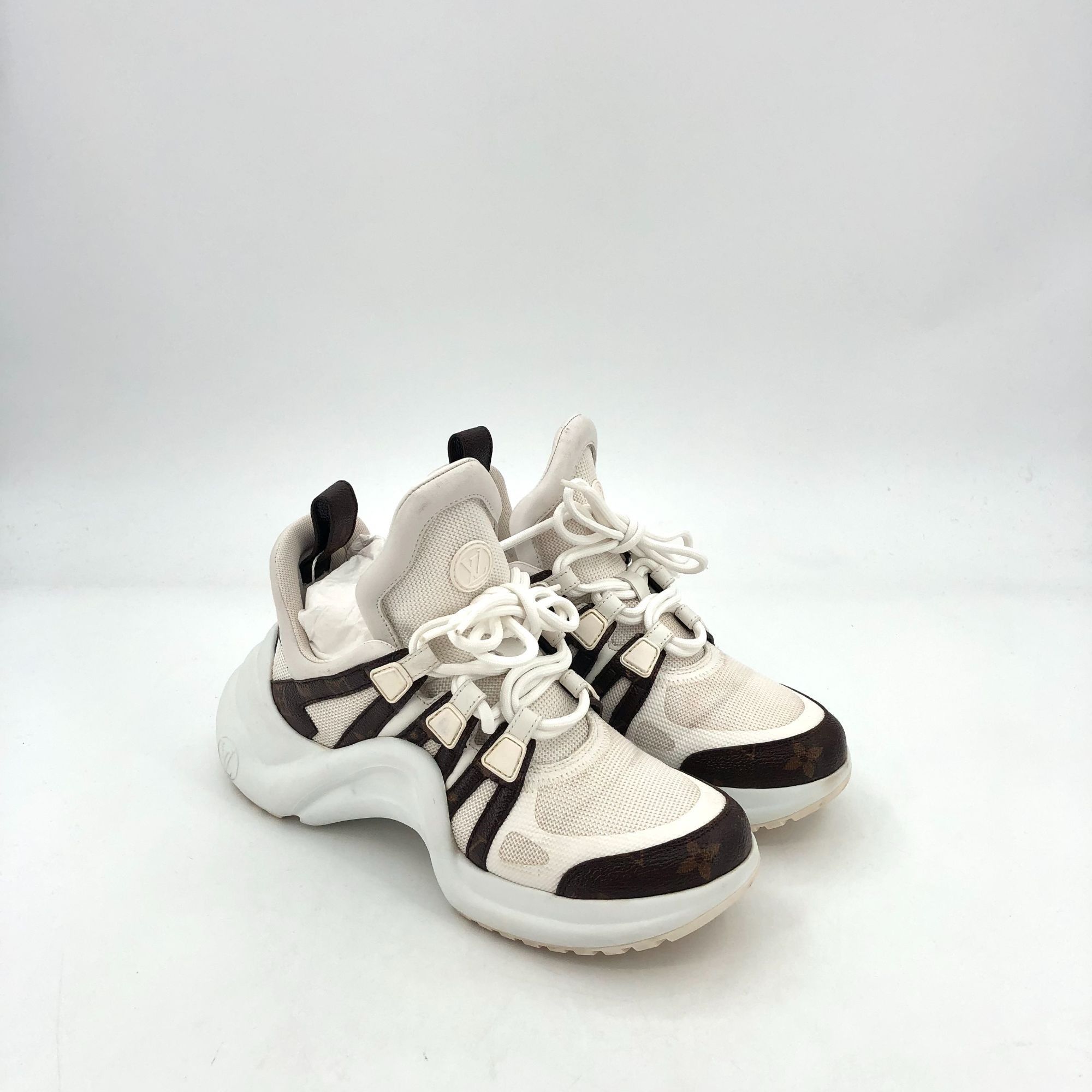 Louis Vuitton Louis Vuitton Archlight High-Top Sneakers 37 Color-Block Cla Size US 7 / IT 37 - 9 Thumbnail