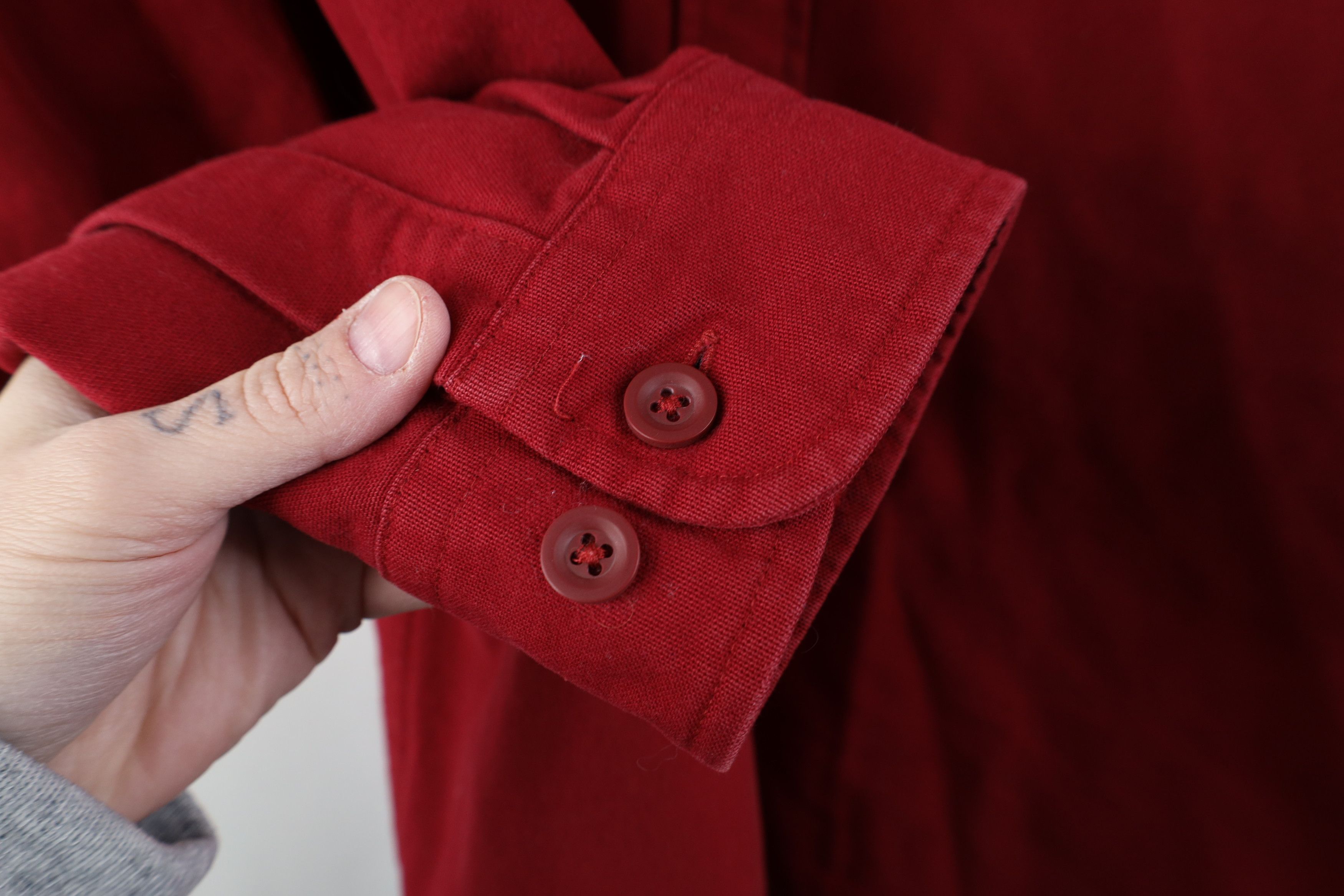 L.L. Bean Vintage 90s LL Bean Heavy Chamois Collared Button Shirt Size US XL / EU 56 / 4 - 7 Thumbnail