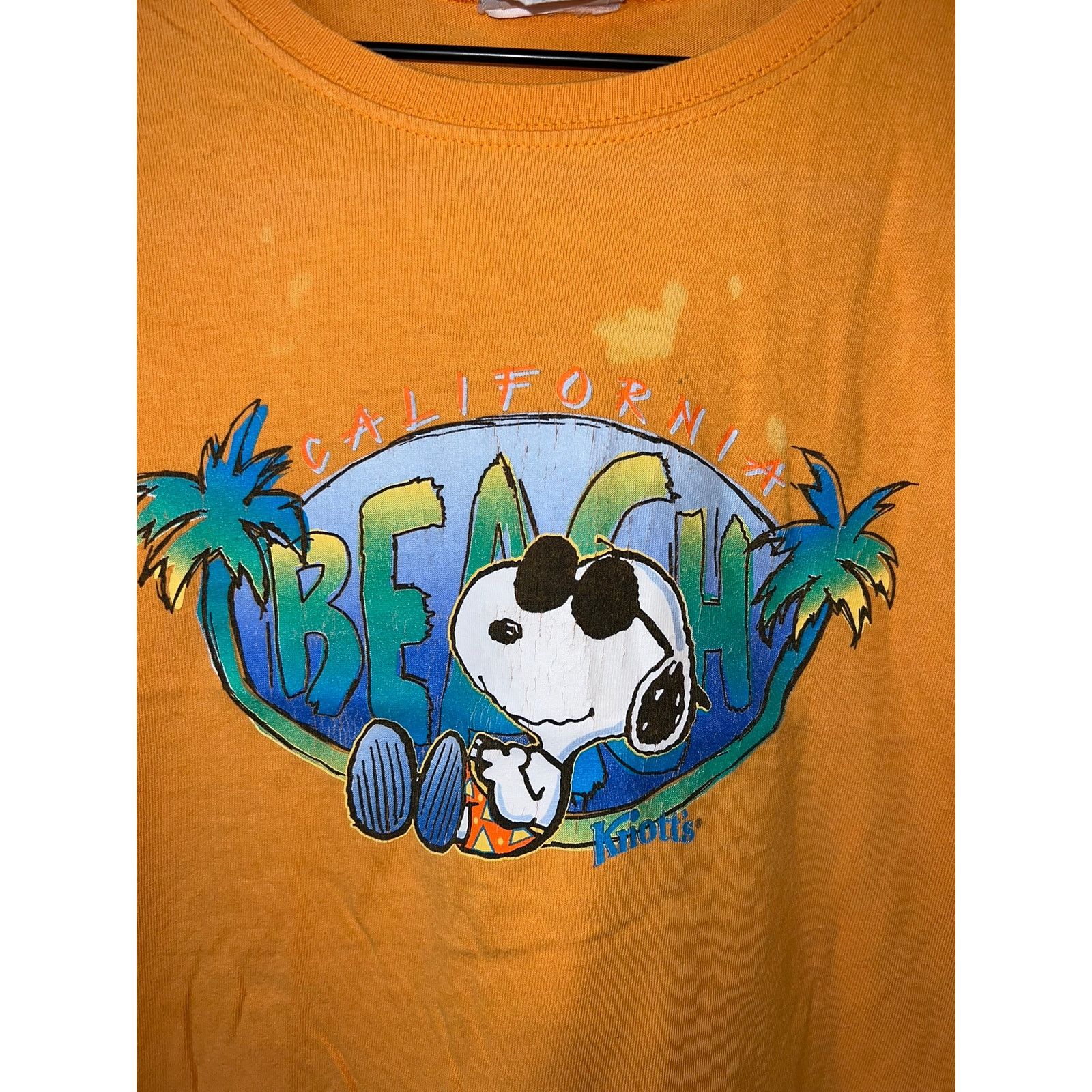 Vintage Vintage Womens Snoopy Crop Top Shirt Tee Beach Cartoon 90s L Size L / US 10 / IT 46 - 2 Thumbnail