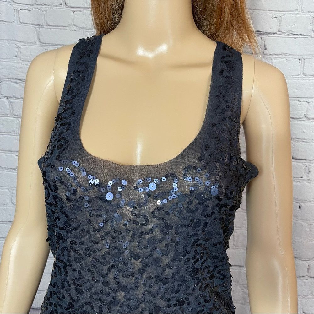 Other Max Studio Sequin Dark Grey Tank Top Size S Size S / US 4 / IT 40 - 2 Thumbnail