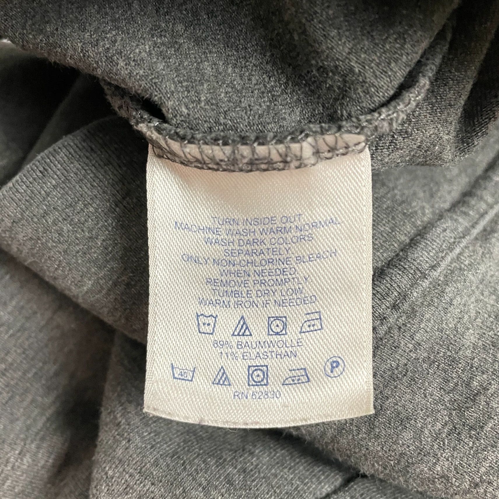 Lands' End Lands' End Cropped Leggings Women's Small Gray Solid Stretch Athletic Activewear 30x23 Size 28" / US 6 / IT 42 - 7 Thumbnail