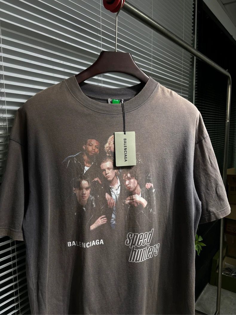 Balenciaga Balenciaga short sleeved mud dyed washed gray Speed Hunter Size US S / EU 44-46 / 1 - 3 Thumbnail