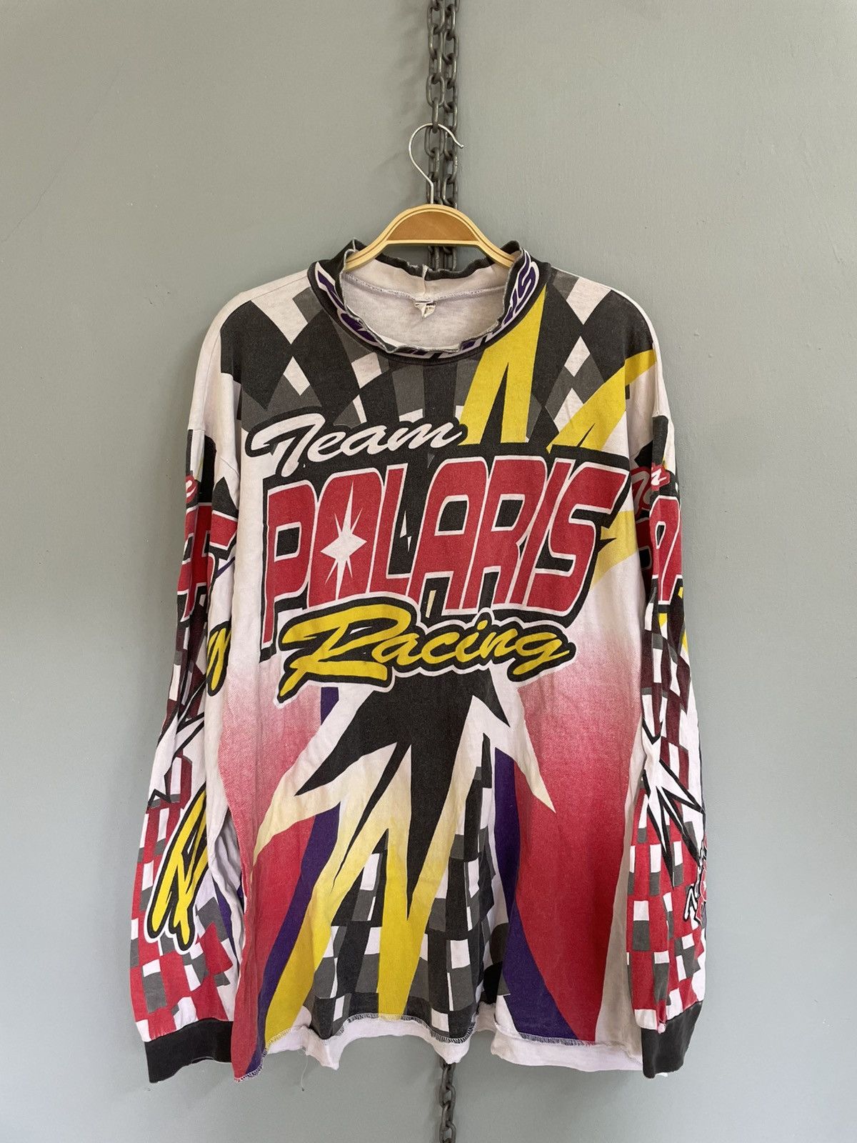Vintage Vintage Team Polaris Racing motocross jersey Size US XL / EU 56 / 4 - 1 Thumbnail