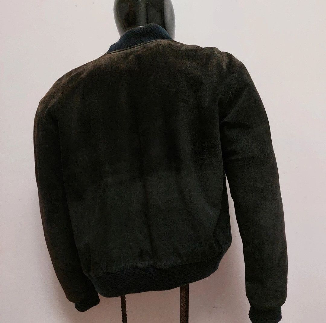 Other 90s Naf Naf Spirit Suede Bomber Jacket Size US L / EU 52-54 / 3 - 4 Thumbnail