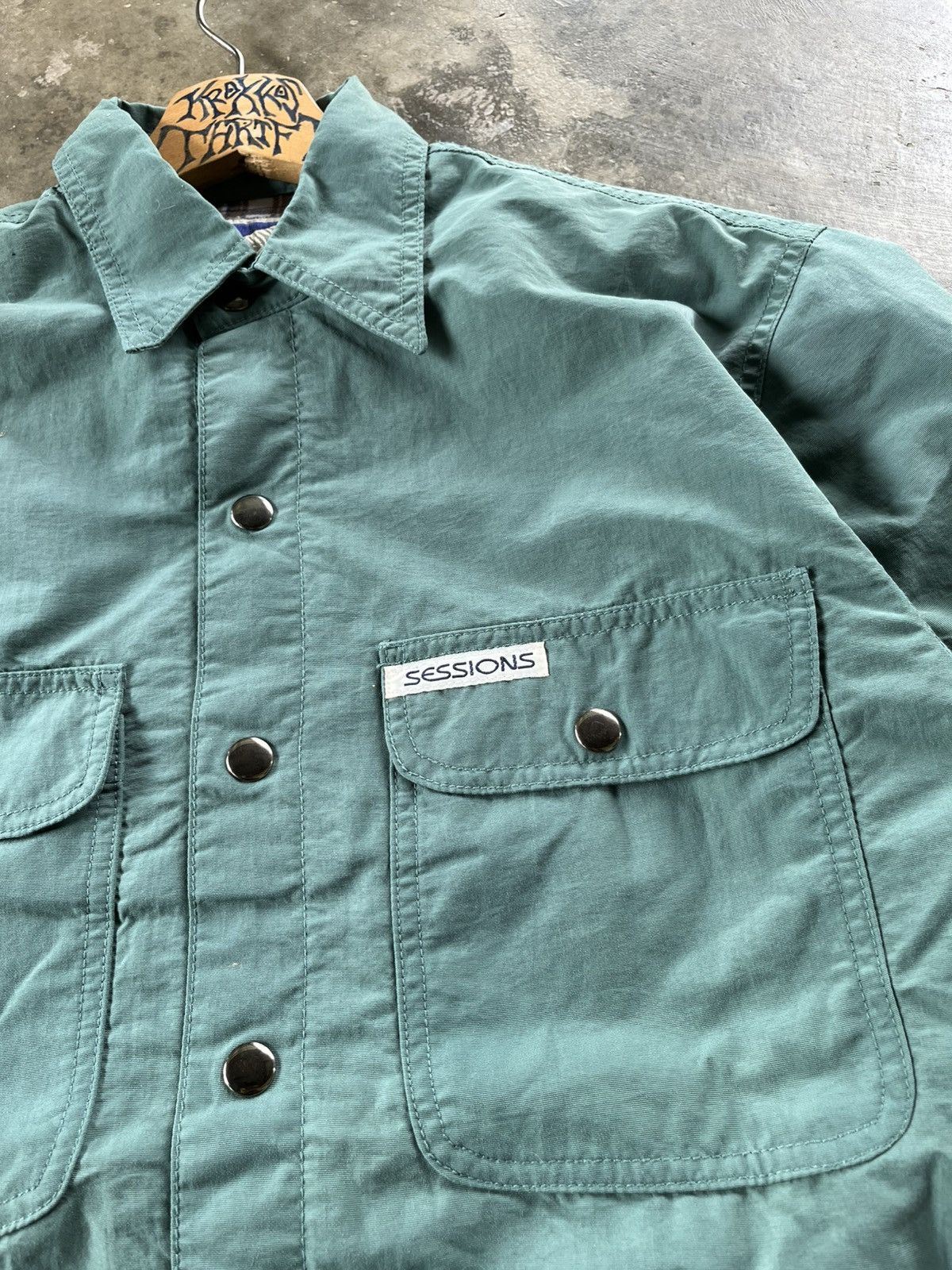 Sessions × Vintage ⚡️Vintage Sessions Polar Wear Shirts Button Up Size US XS / EU 42 / 0 - 2 Thumbnail