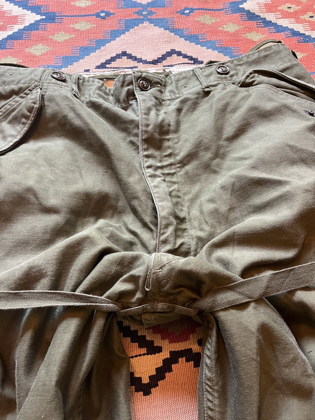 Japanese Brand Vintage bondage army cargo pants M-1951 RARE BAGGY Size US 37 - 5 Thumbnail