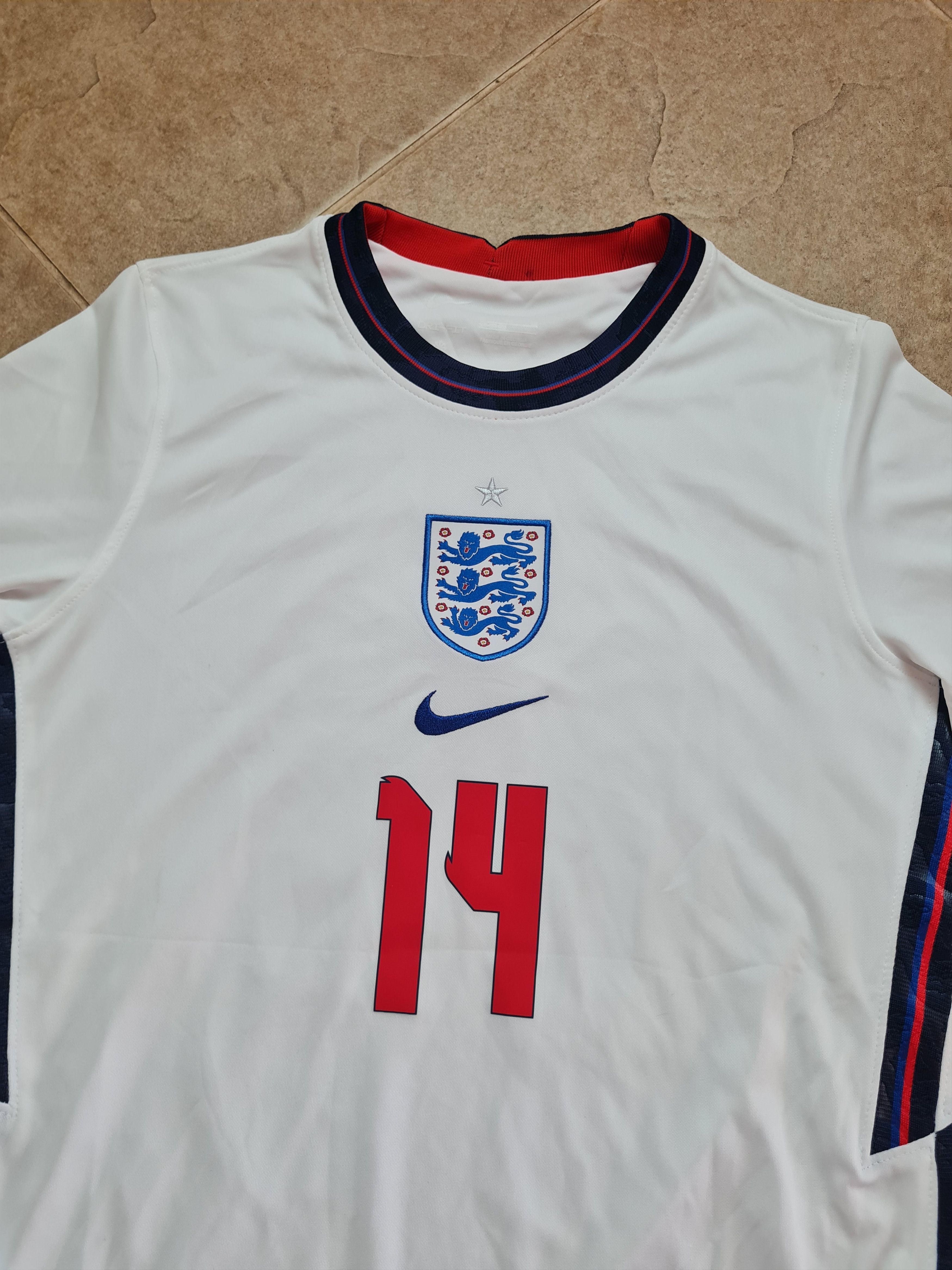 Nike Football Jersey Phillips #14 England Nike Soccer t-shirt Size US XXS / EU 40 - 8 Thumbnail