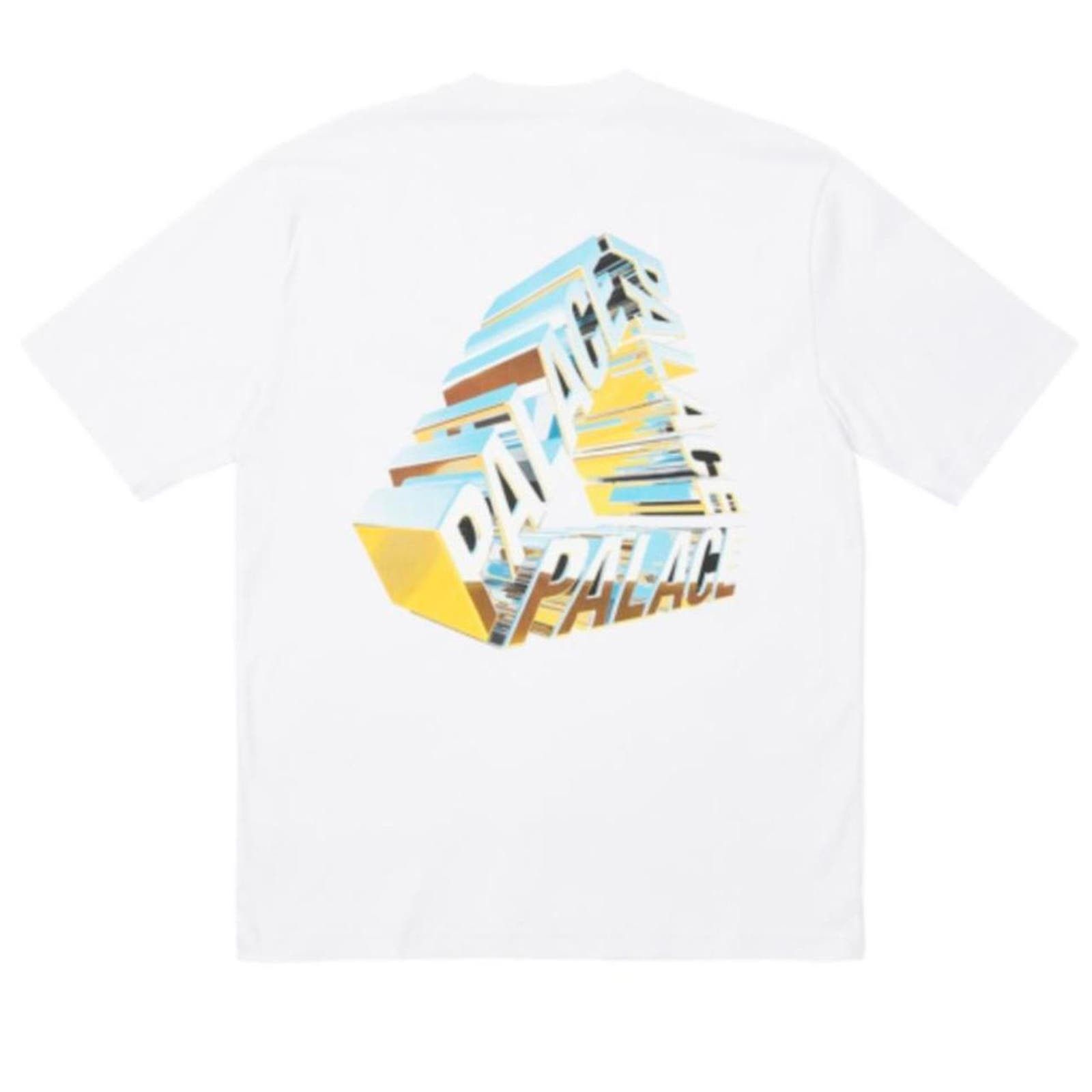 image of Palace Tri-Chrome T Shirt in White, Men's (Size 2XL)