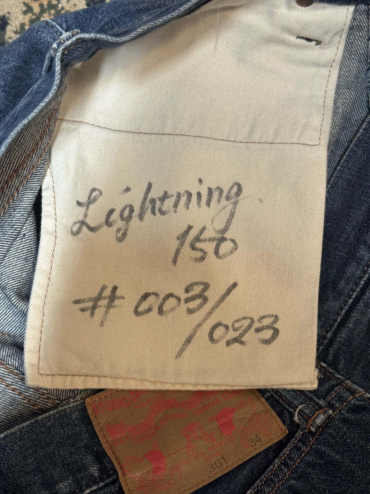 Studio D'Artisan Studio D Artisan Lightning Selvedge Blue Jeans Size US 34 / EU 50 - 1 Thumbnail