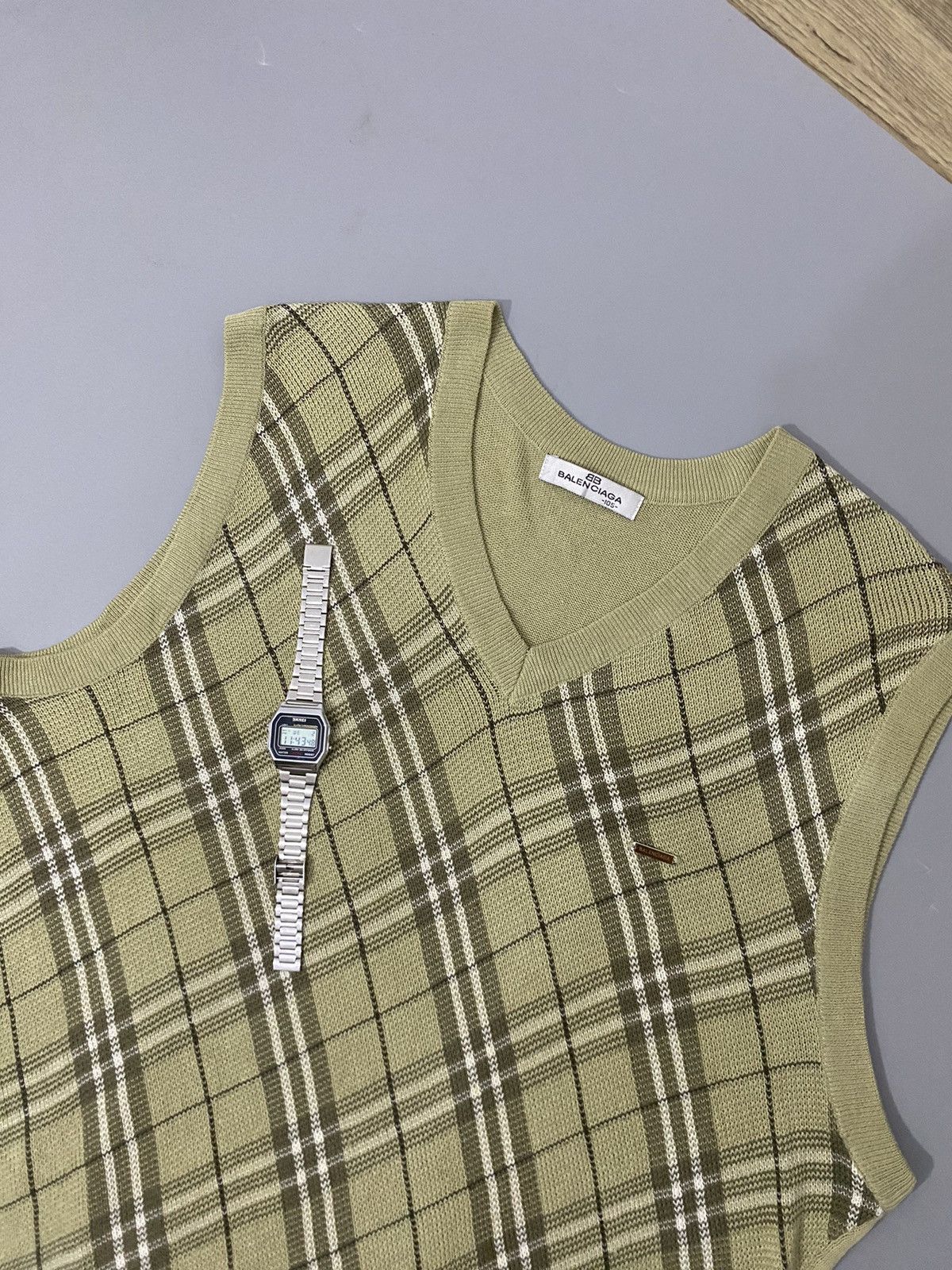 Balenciaga × Vintage 💥Stainless💥Balenciaga Vest Size US L / EU 52-54 / 3 - 3 Thumbnail