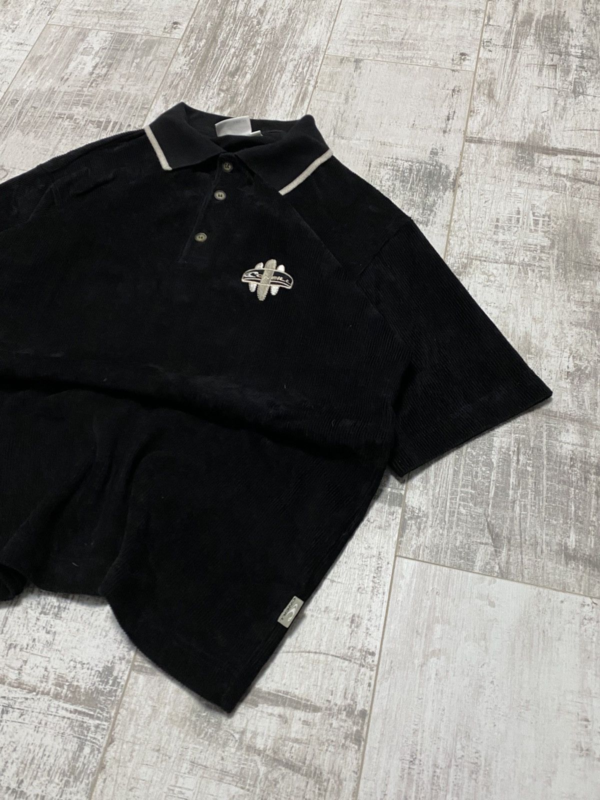 O'Neill 🔥VINTAGE ONEILL SURF Y2K VELVET POLO T-SHIRT Size US M / EU 48-50 / 2 - 2 Thumbnail