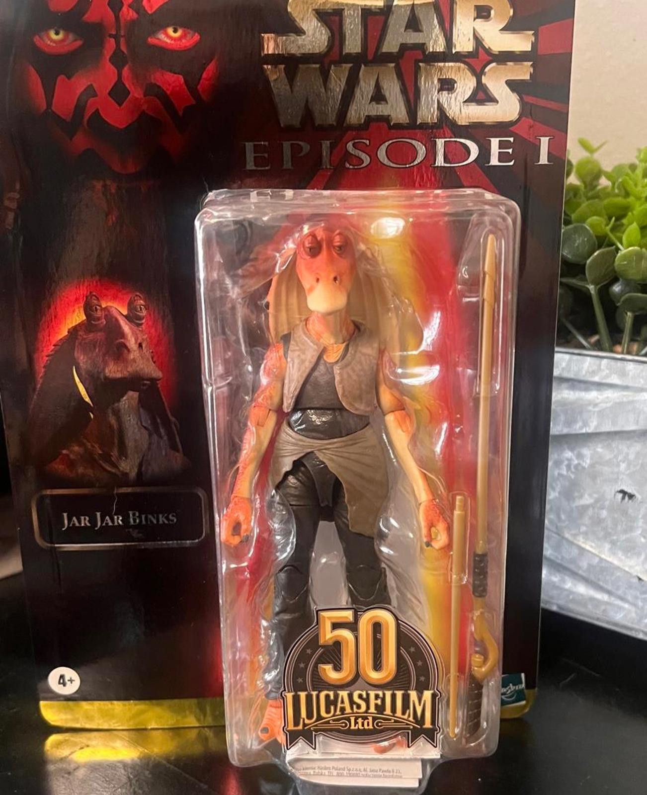 Other Star Wars Episode 1 Jar Jar Binks 50th Anniversary Action 6" Size ONE SIZE - 1 Thumbnail
