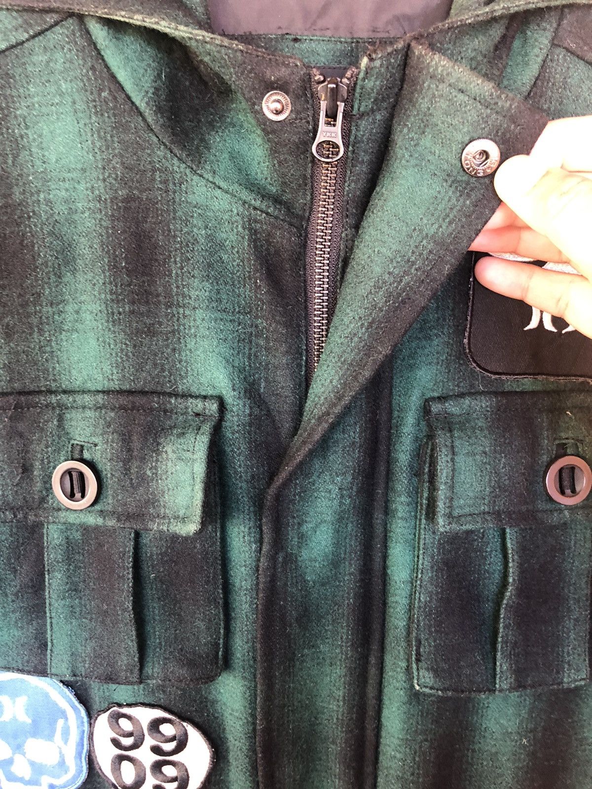 Hurley × If Six Was Nine × Japanese Brand Vintage Hurley 1999 Costa Mesa Wool Hoodie Jacket Size US M / EU 48-50 / 2 - 7 Thumbnail