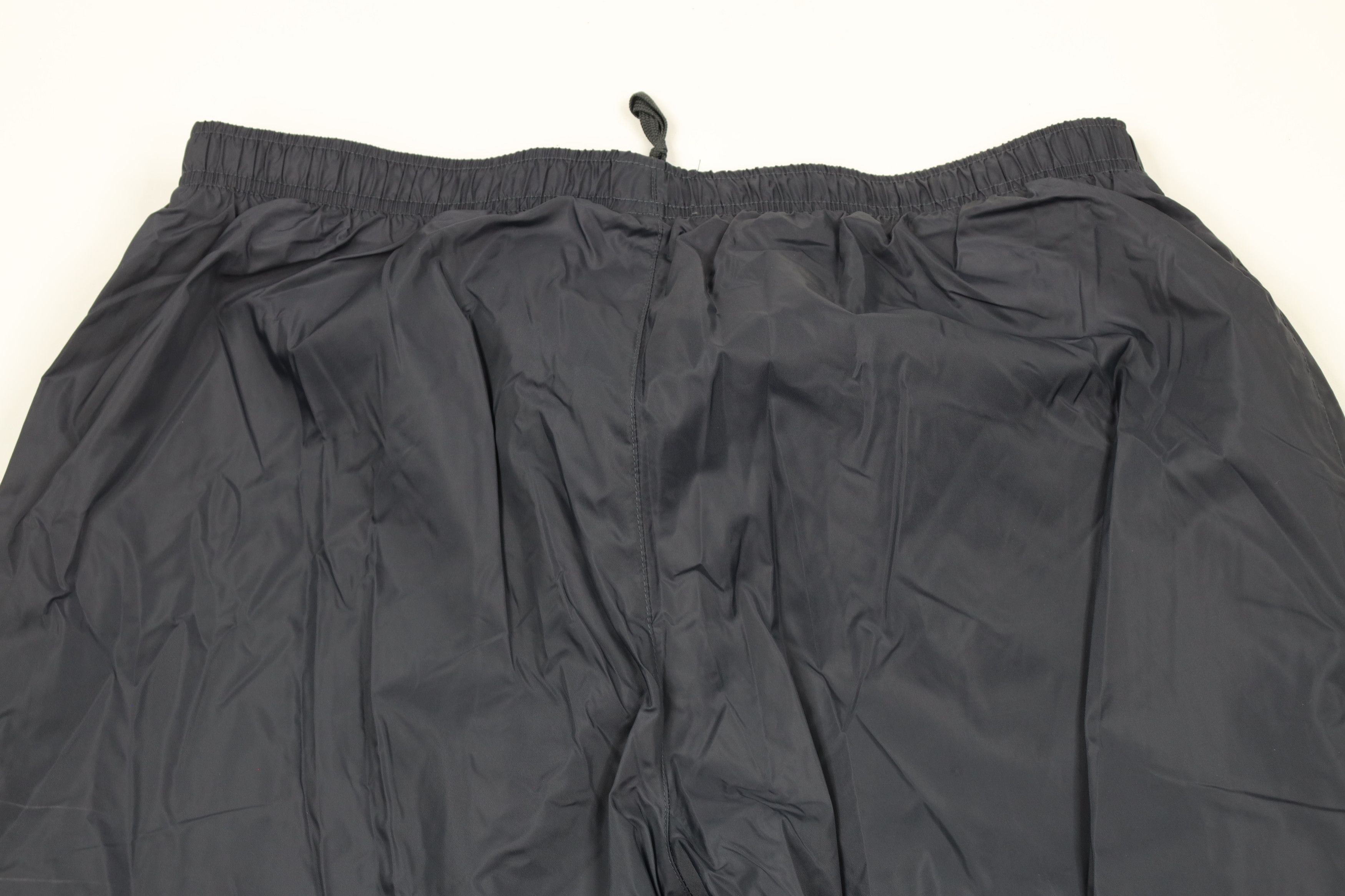 Nike × Vintage Vintage Nike Mini Swoosh Lined Wide Leg Pants Blue Nylon Size ONE SIZE - 11 Thumbnail