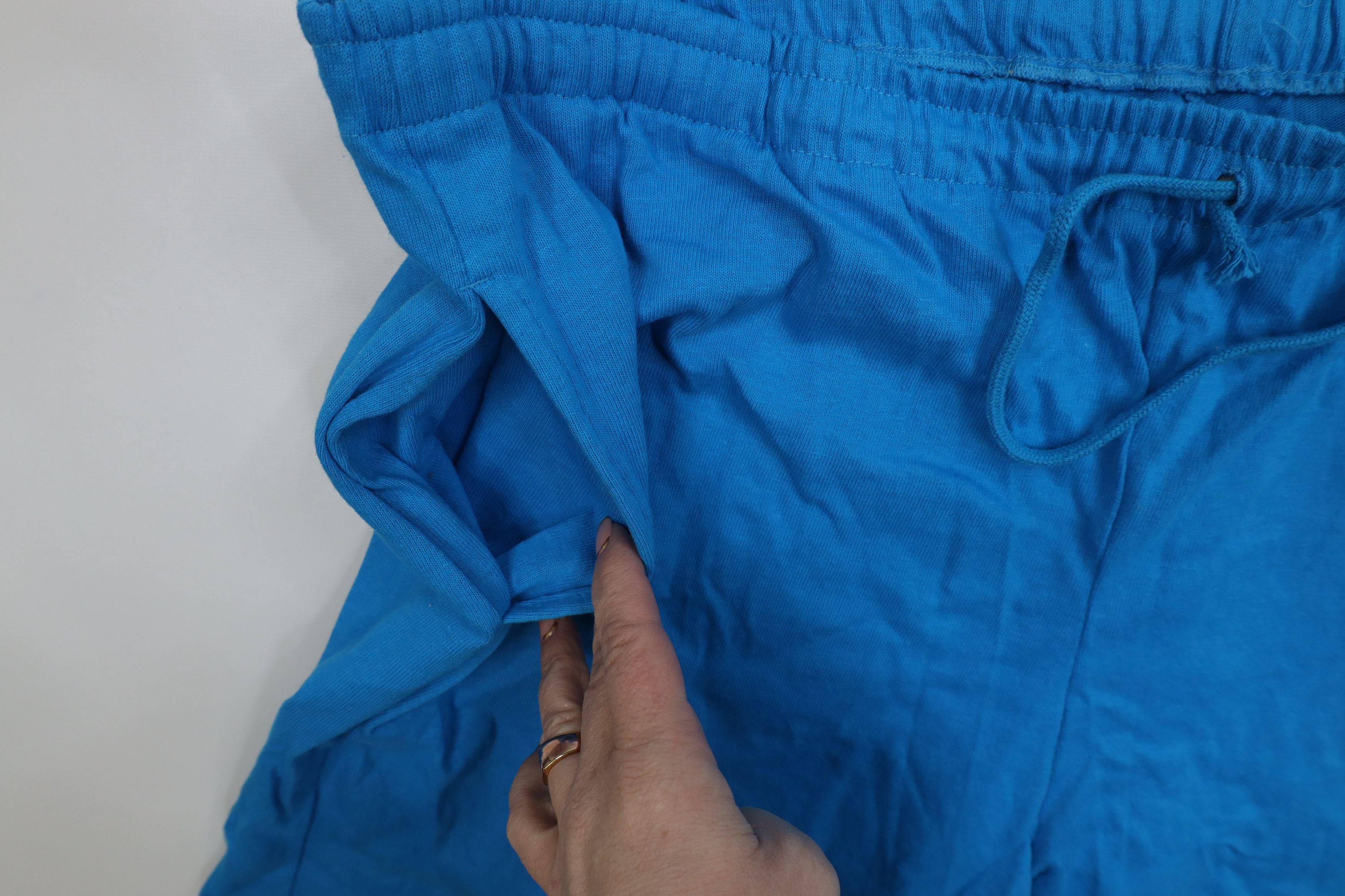 Champion Vintage 90s Champion Above Knee Jersey Knit Shorts Blue USA Size US 36 / EU 52 - 8 Thumbnail