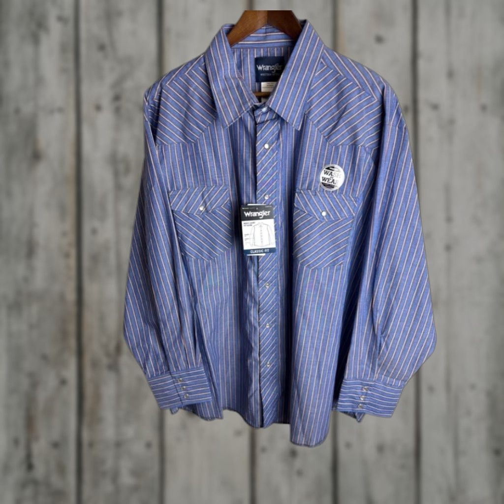 Wrangler Mens Western Shirt 3XL Extra Large
