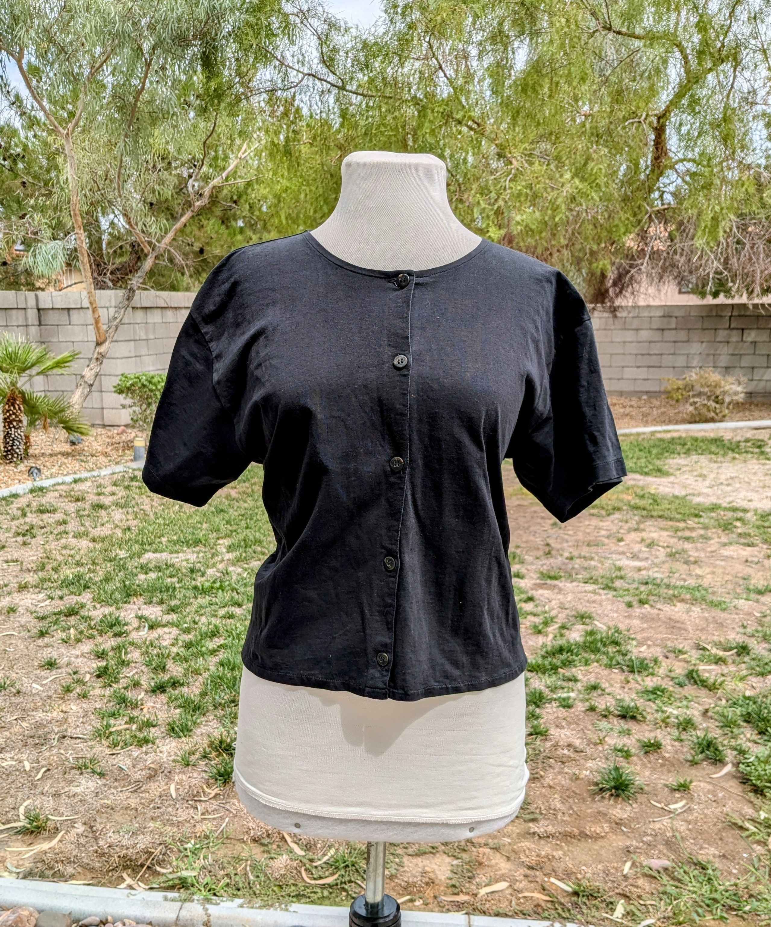 Other 1980s Maquiage Korean Relaxed Vintage Onyx Top Blouse EUC Size M / US 6-8 / IT 42-44 - 1 Thumbnail