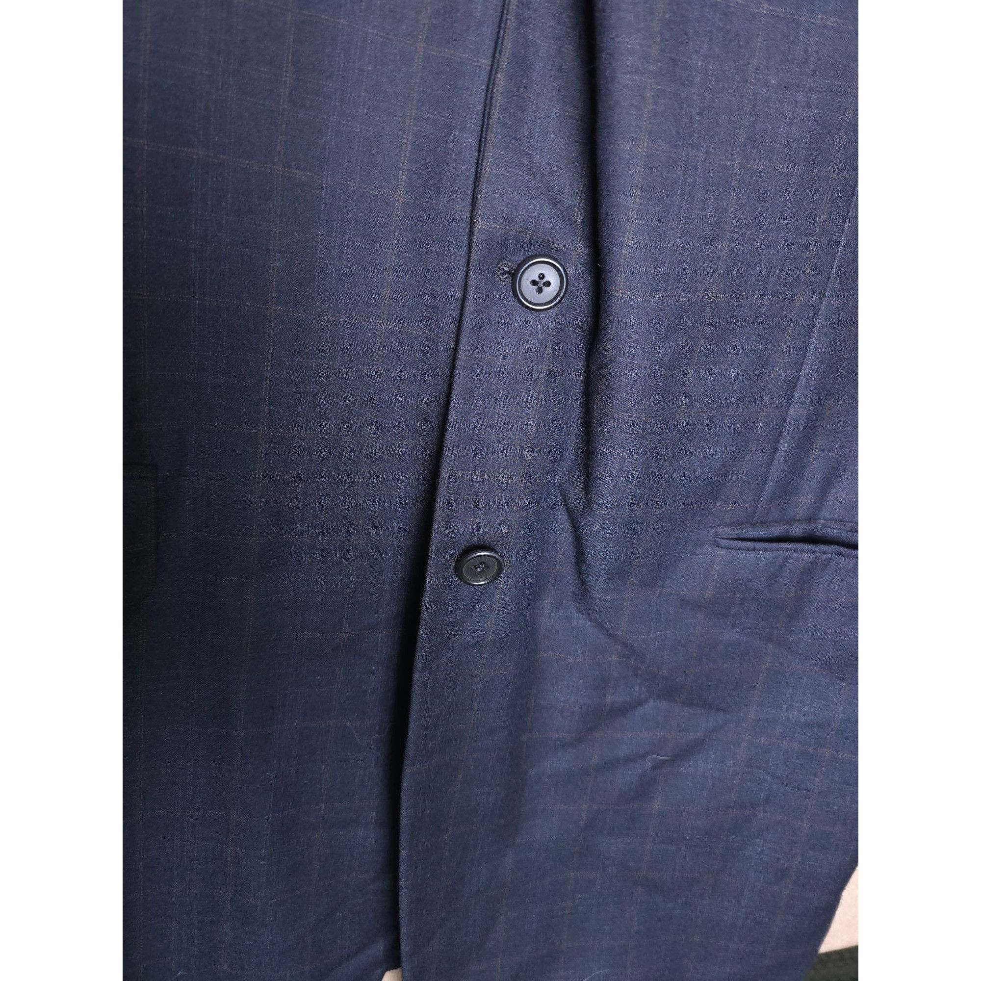 Hickey Freeman Hickey Freeman Nordstrom Mens Wool Blazer 44 XLG Size 44R - 4 Thumbnail