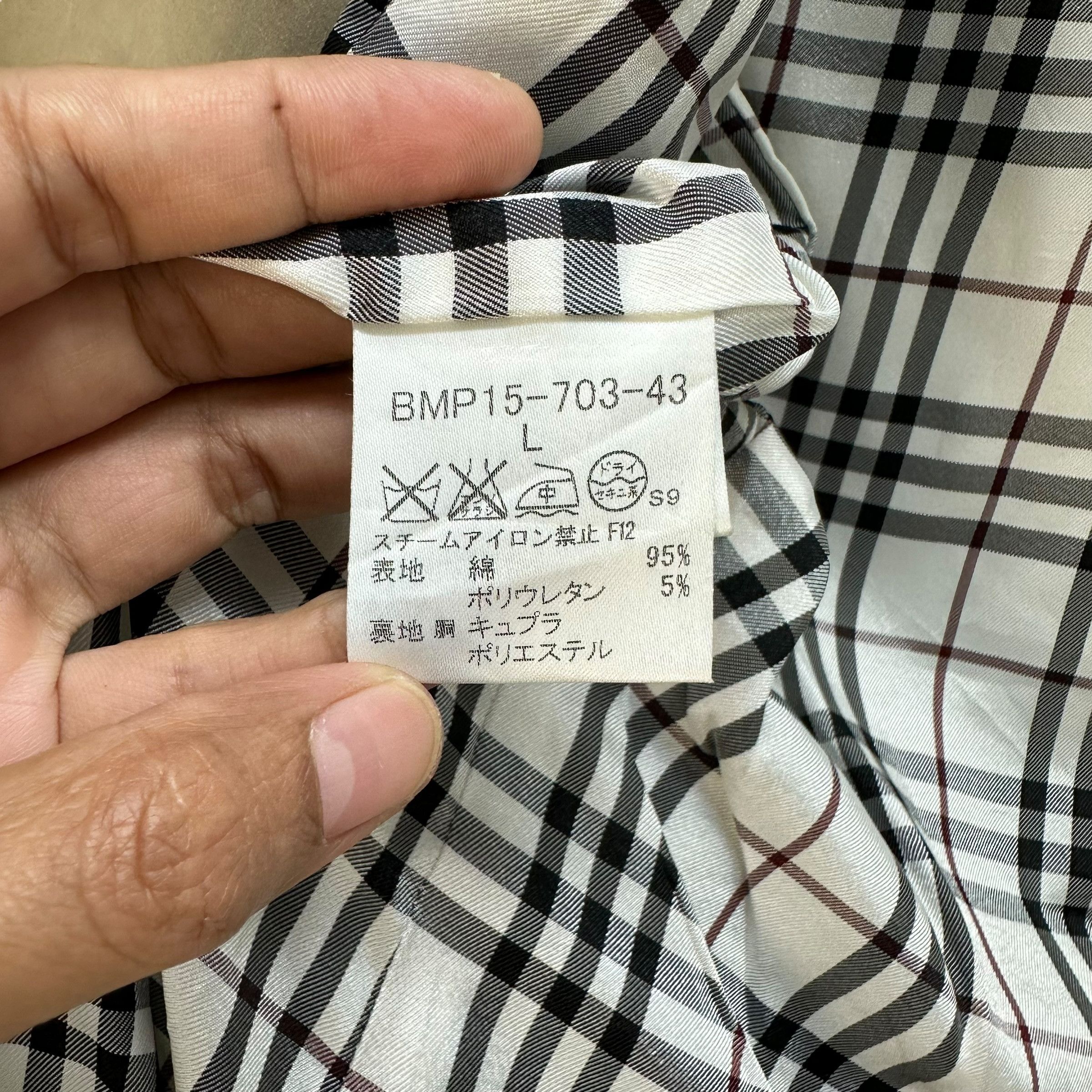 Burberry BURBERRY Embroidery Small Logo Coat Jacket #1508-A62 Size L / US 10 / IT 46 - 11 Thumbnail