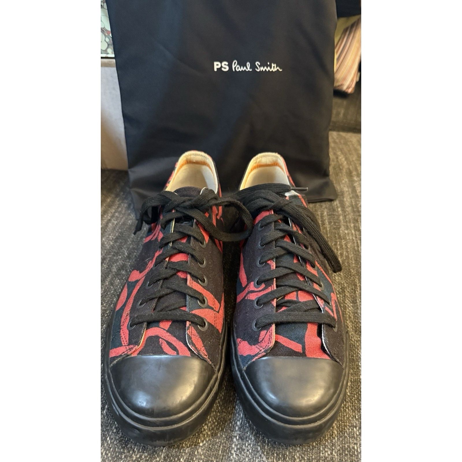 Paul Smith Worn once! Paul Smith abstract print sneakers/trainers US 12 Size US 11 / EU 44 - 2 Thumbnail