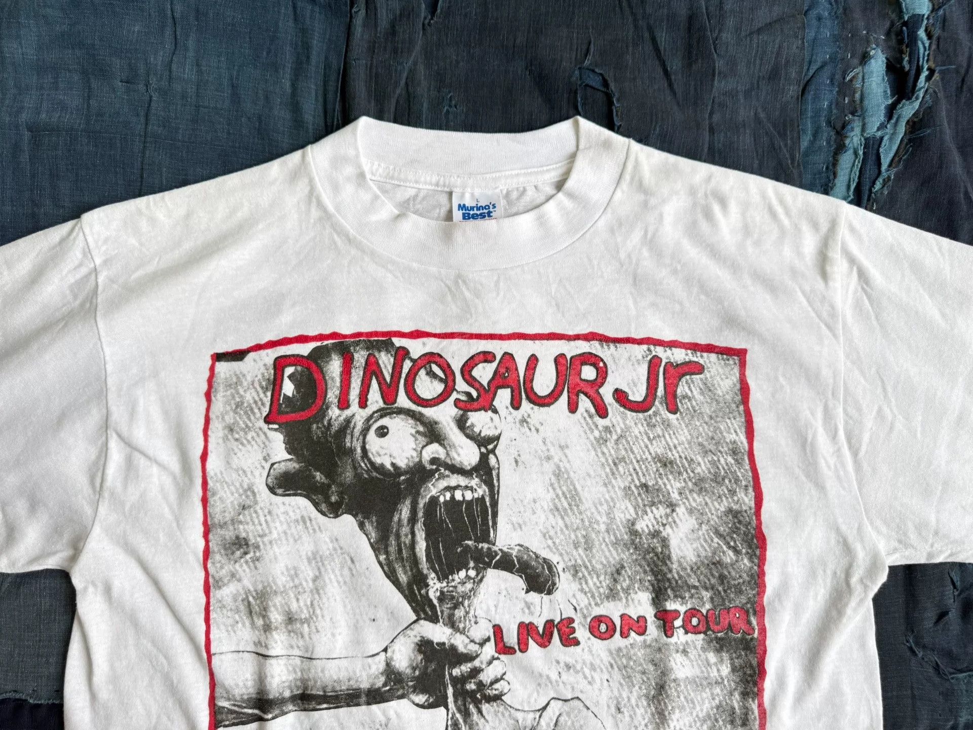 Vintage Vintage Dinosaur Jr Live Tour Tee Size US XXS / EU 40 - 3 Thumbnail