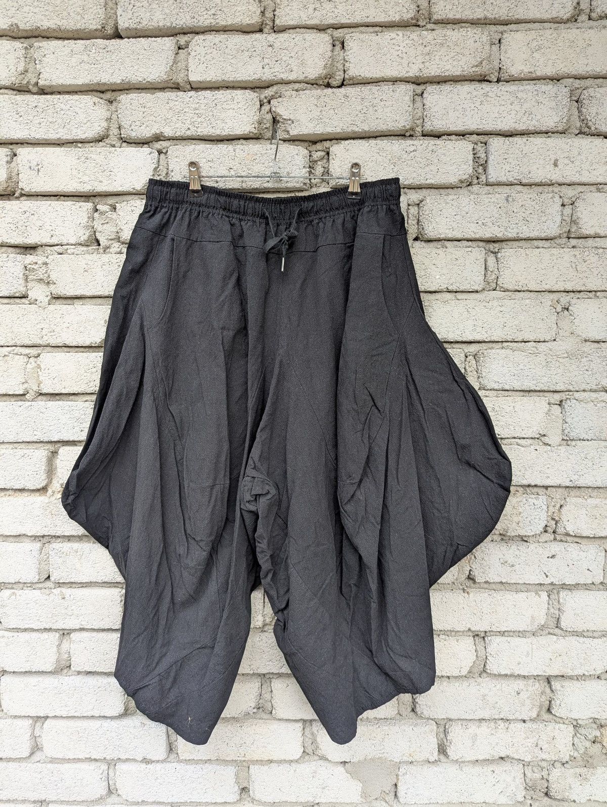 Japanese Brand Drop Crotch Pants NVZHUANG Size US 34 / EU 50 - 1 Thumbnail