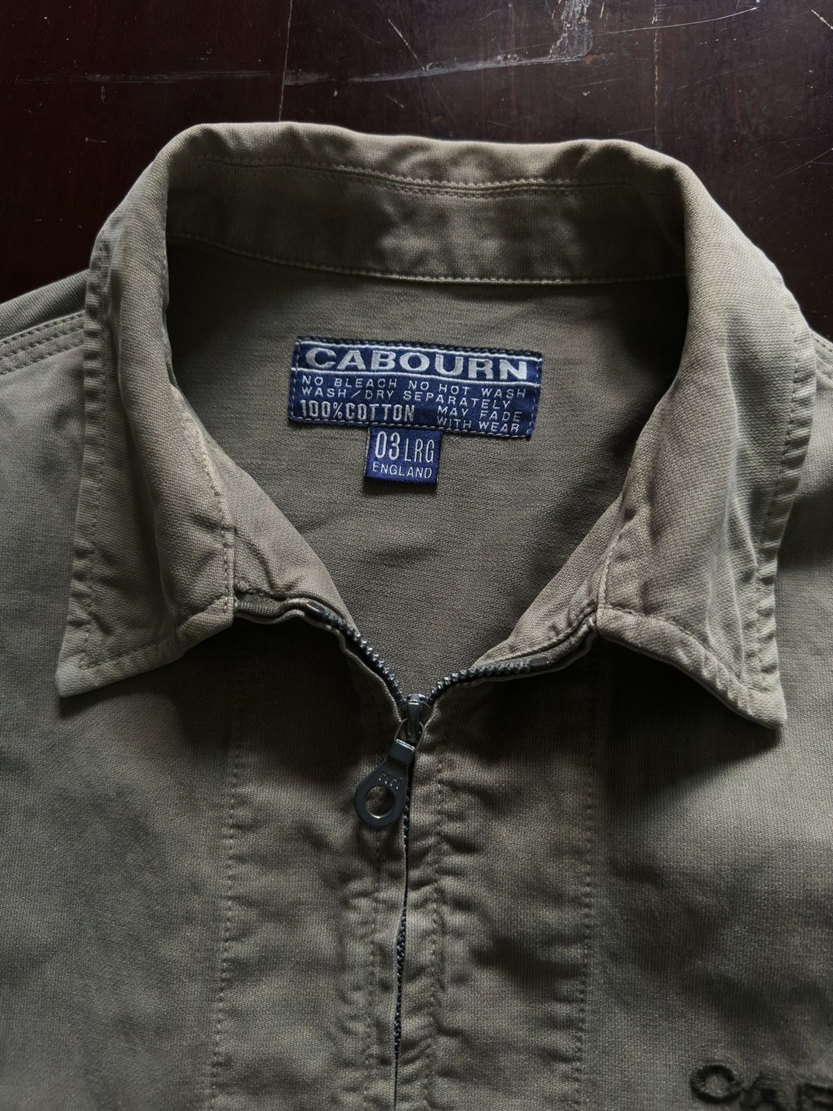 Nigel Cabourn 1980s Nigel Cabourn Chest Embroidery Work Jacket Size US L / EU 52-54 / 3 - 4 Thumbnail