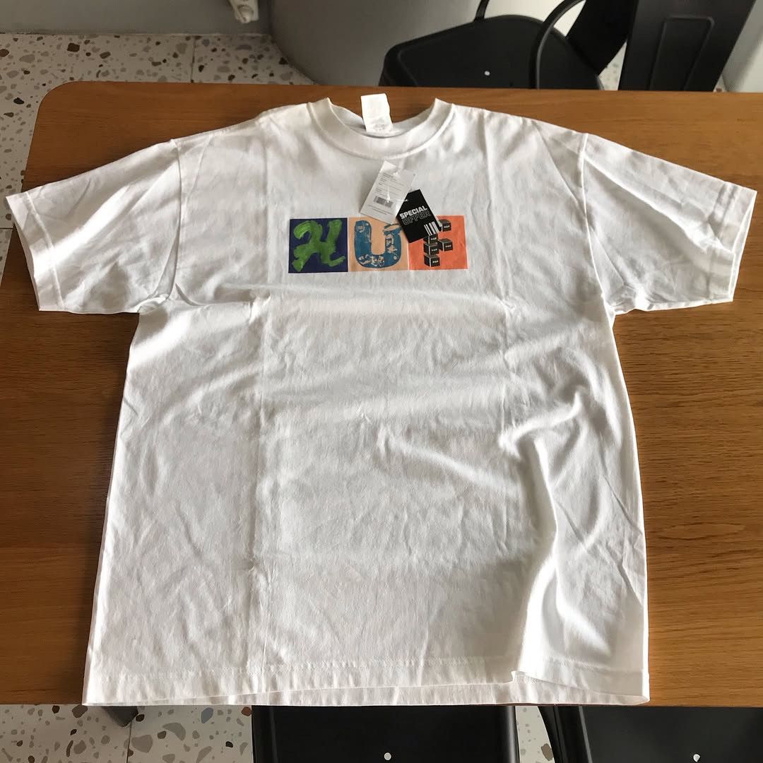 Huf HUF Skateboard THREEMIX UNISEX T SHIRT WHITE tee shirt mexic Size US L / EU 52-54 / 3 - 8 Thumbnail