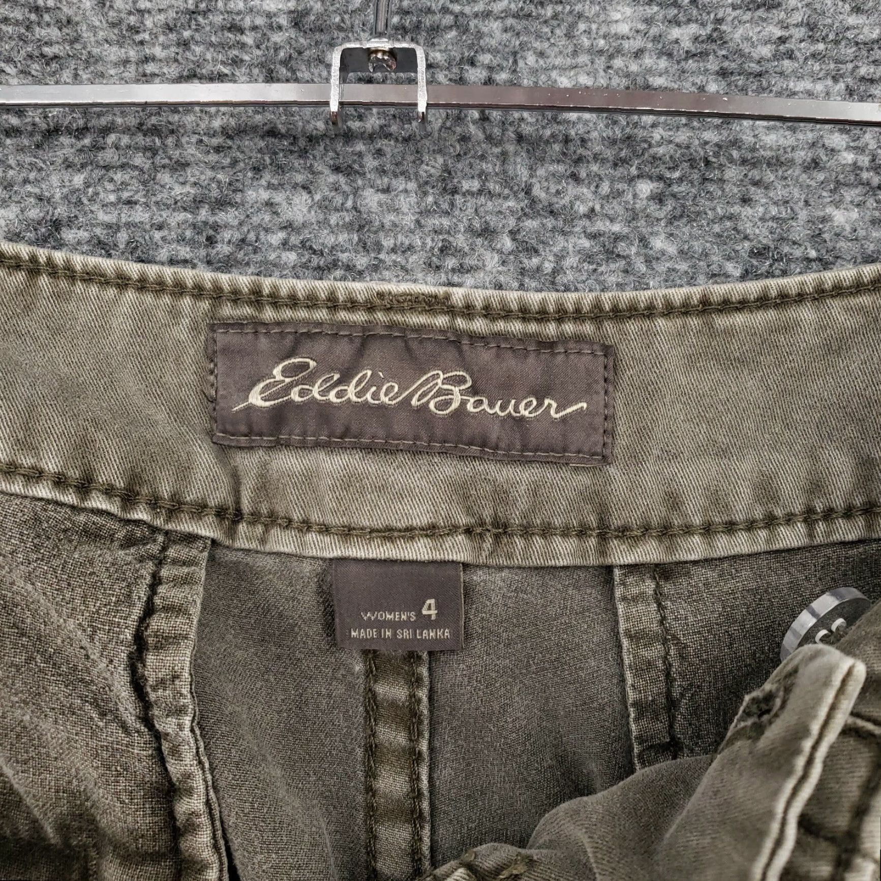 Eddie Bauer Eddie Bauer Pants Womens 4 Gray Chino Mid-Rise Straight Casual Specially Dyed Size 27" / US 4 / IT 40 - 3 Thumbnail