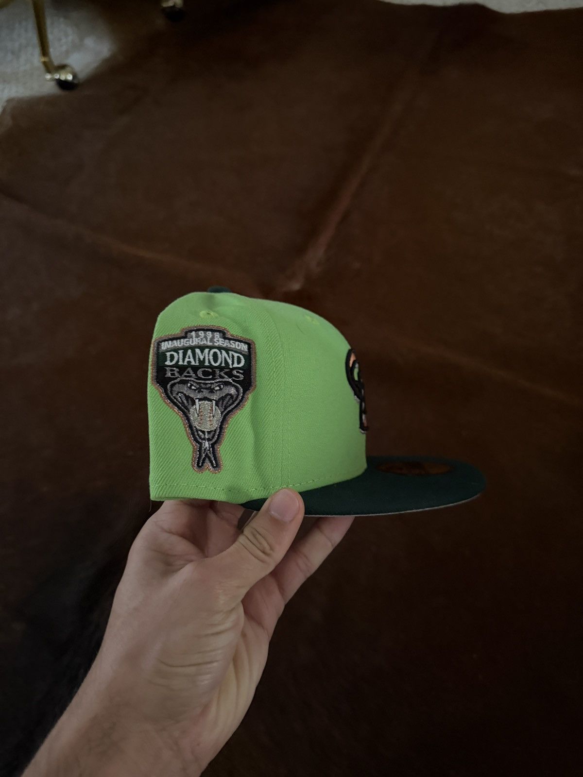 Hat Club 7 3/8 TVB Arizona Diamondbacks Slime OG ATR Size ONE SIZE - 3 Thumbnail
