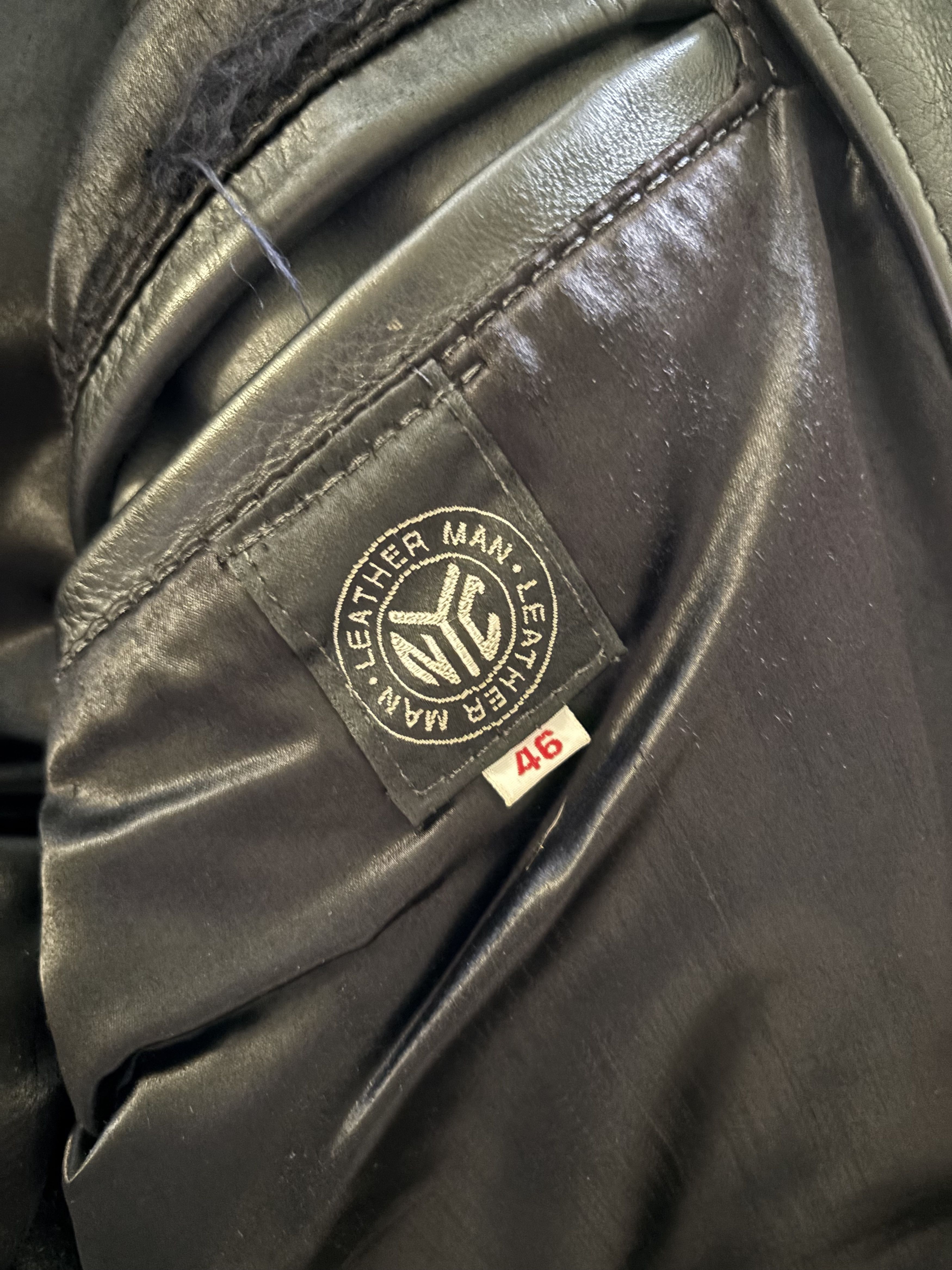 Other The Leather Man NYC Classic Leather Motorcycle Jacket Size US S / EU 44-46 / 1 - 3 Thumbnail