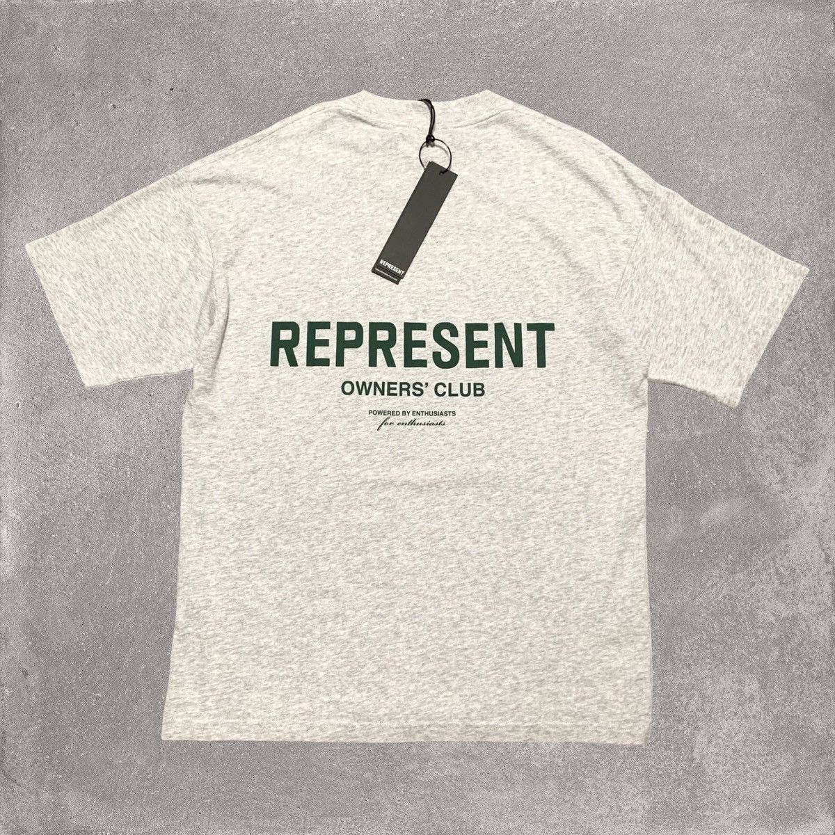Represent Clo. Represent XS Owners Club Grey Tee Green Graphic Size US XS / EU 42 / 0 - 1 Thumbnail