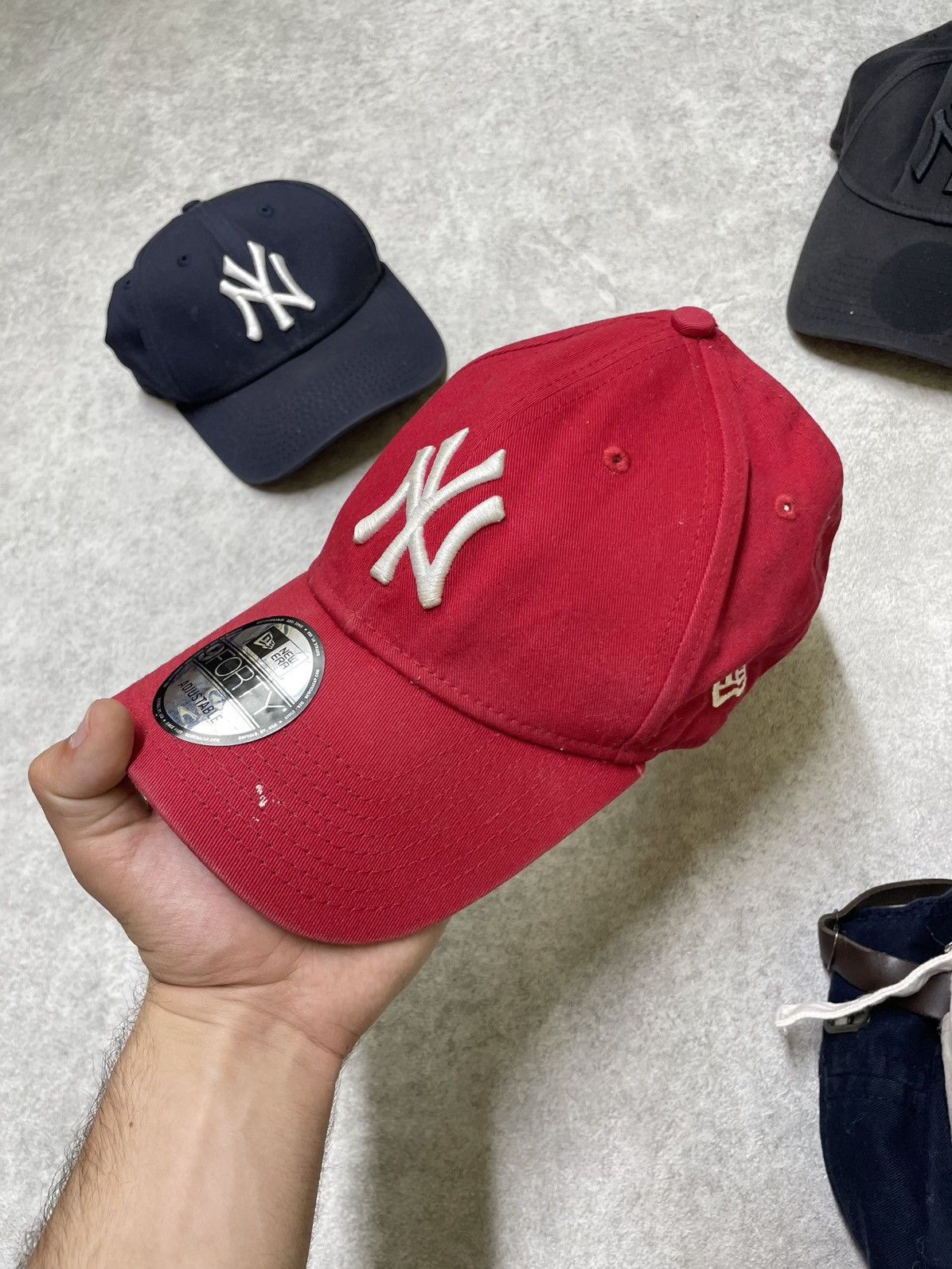 New Era × New York Yankees Vintage New York Yankees Snapback Hat Y2K Size ONE SIZE - 1 Thumbnail