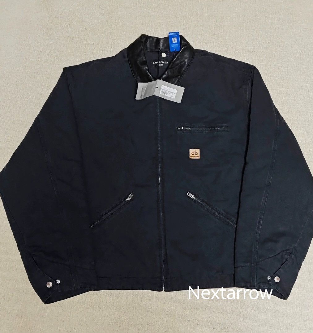 Balenciaga Balenciaga 23fw Kahart Detroit Leather Collar 2412-Nextarrow Size US M / EU 48-50 / 2 - 1 Thumbnail