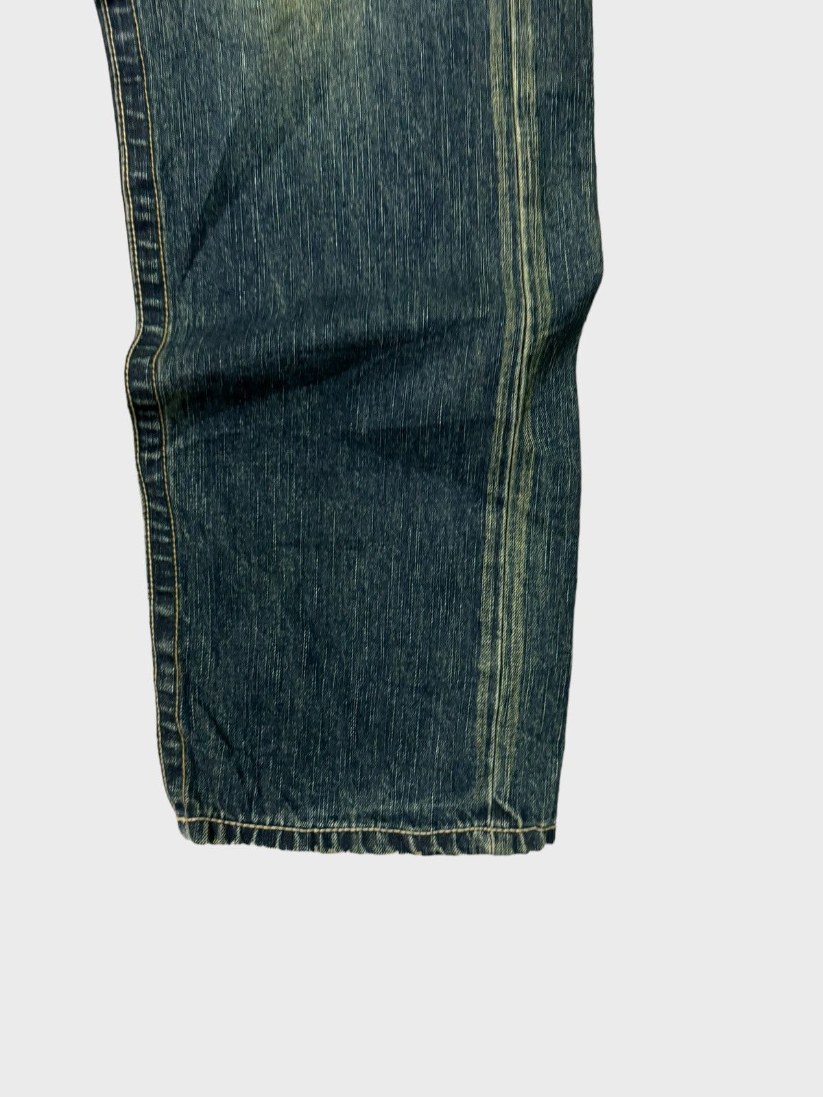 Tornado Mart Made in Japan Osaka Big Train Distressed Denim Jeans Size US 29 - 7 Thumbnail